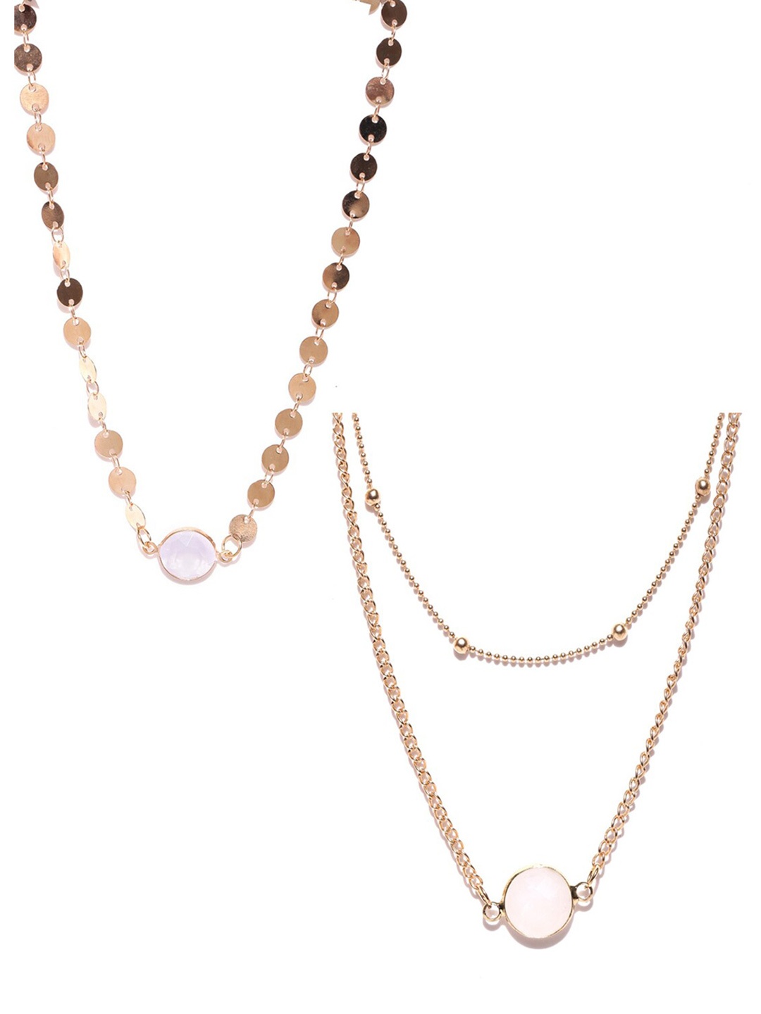 

OOMPH Set of 2 Layered Necklaces, Gold