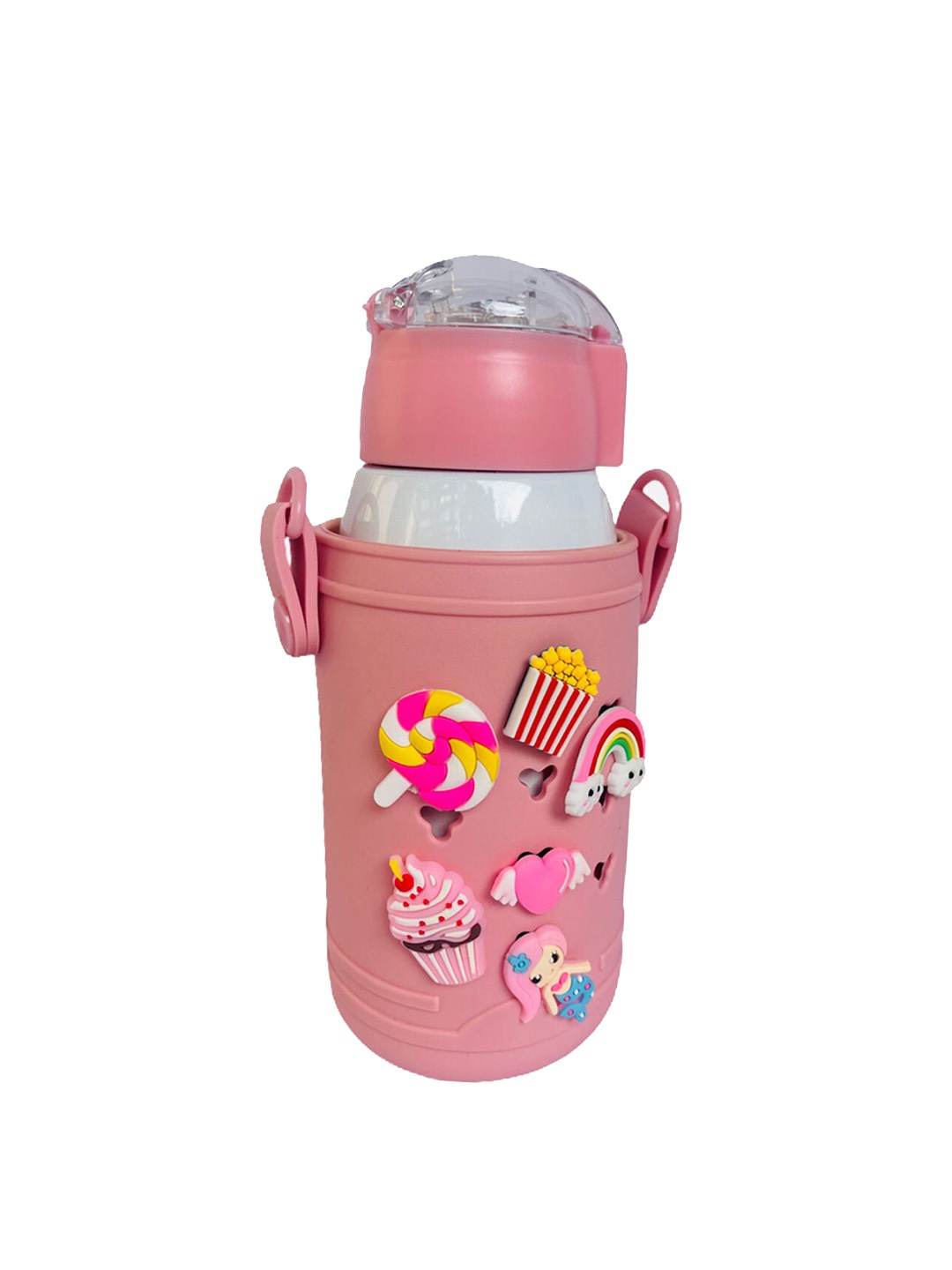 

Little Surprise Box LLP Kids Pink Temperature Control Stainless-Steel Water Bottle 500 ml