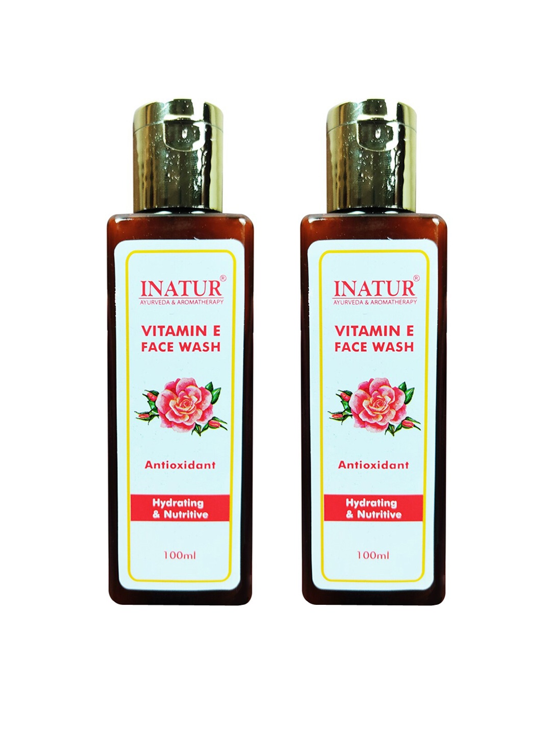 

Inatur Combo of 2 Vitamin E Face Wash -100ml, White