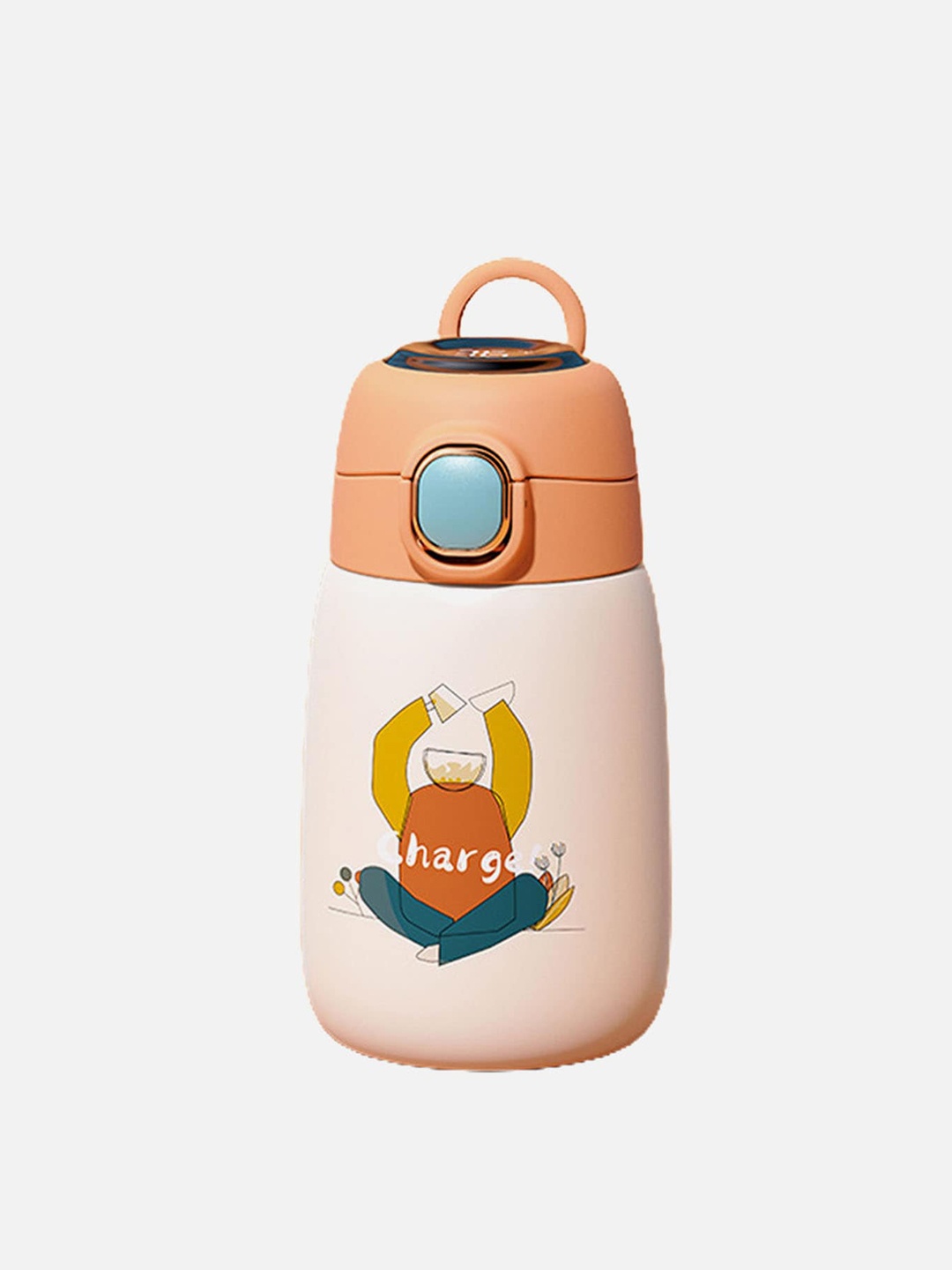 

Little Surprise Box LLP Kids Orange Temperature Control Water Bottle 420 ml