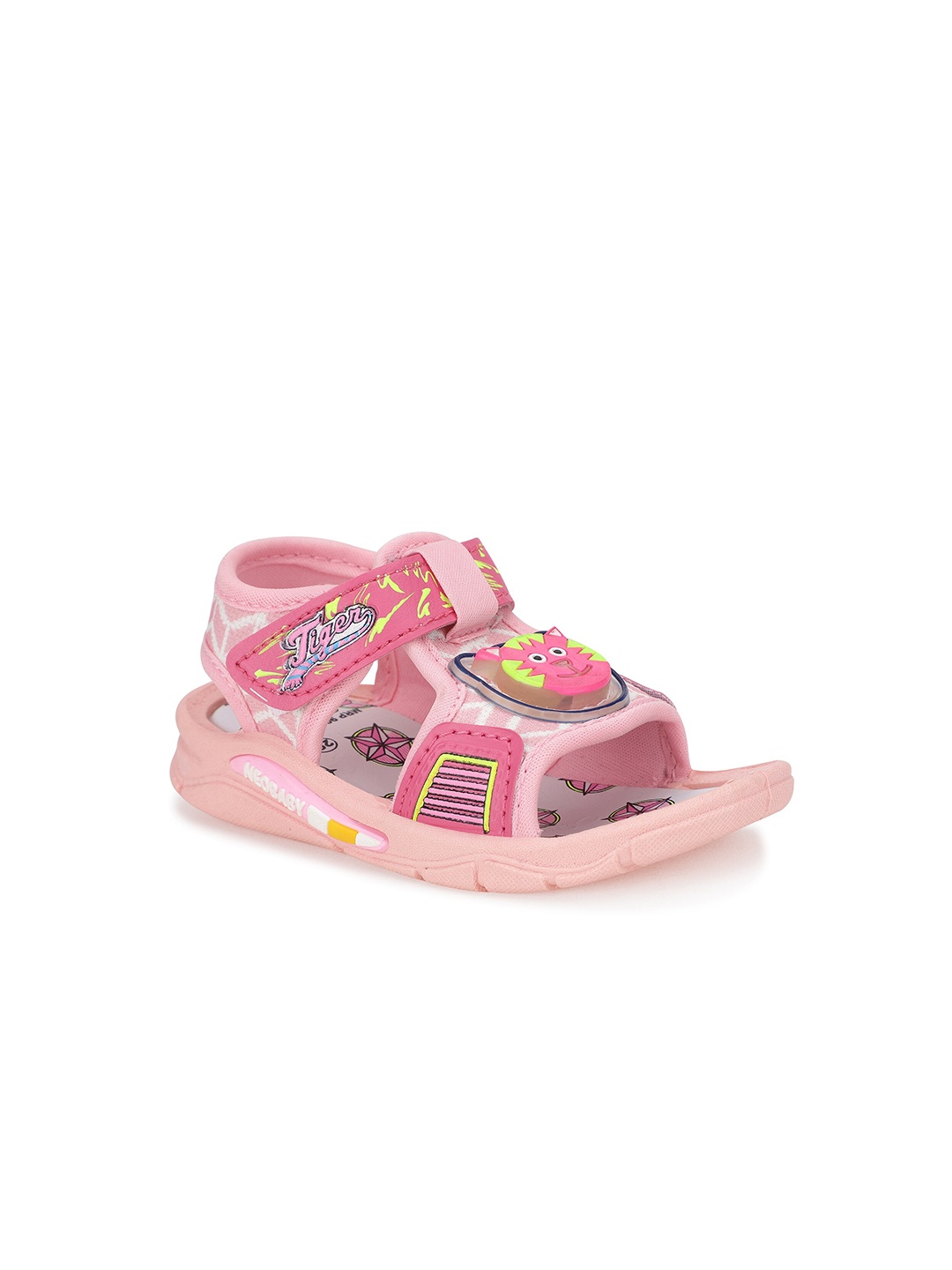 

NEOBABY Infants Printed Musical Comfort Sandals, Pink