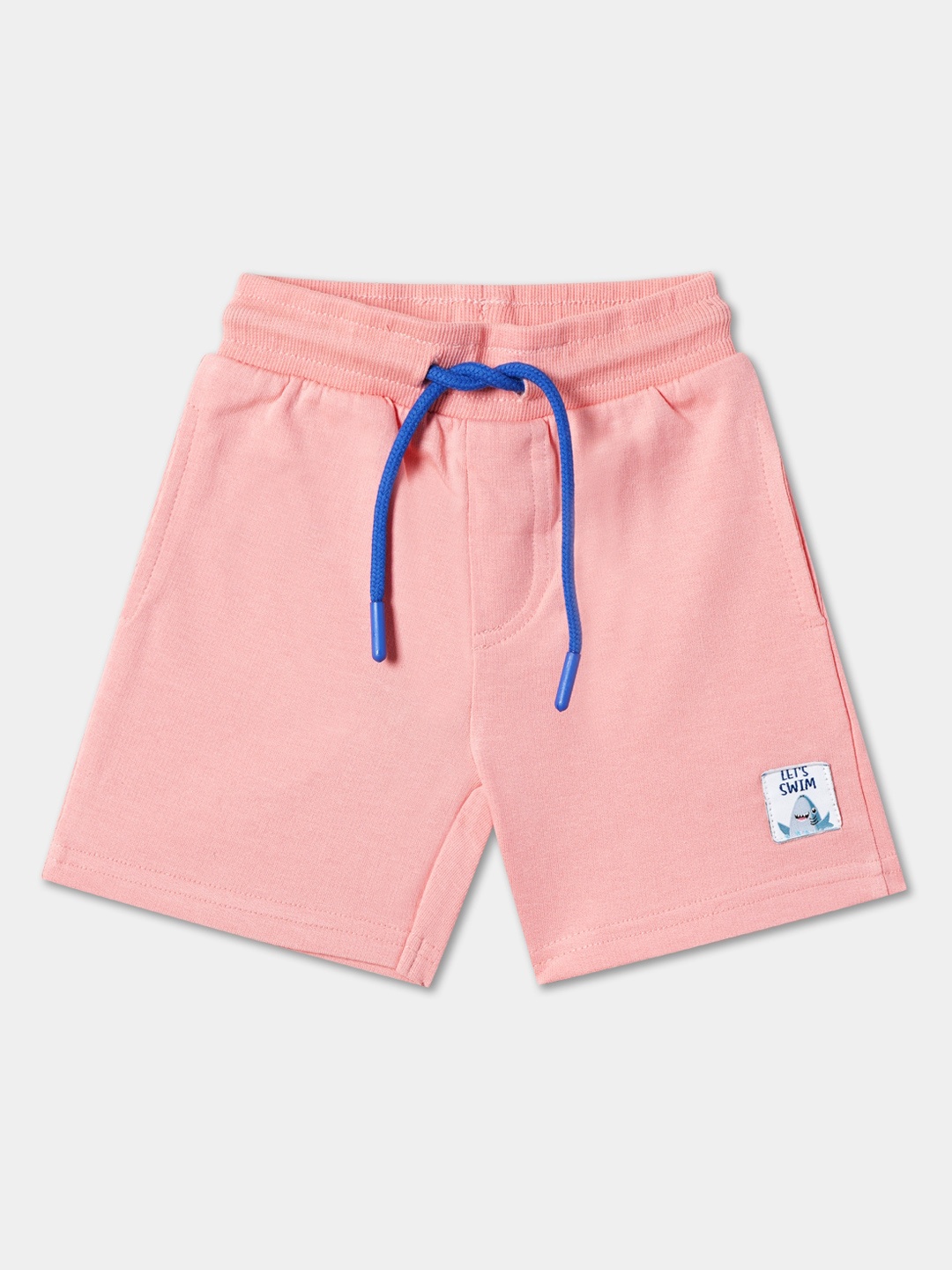 

R&B Infants Boys Mid-Rise Casual Cotton Shorts, Peach