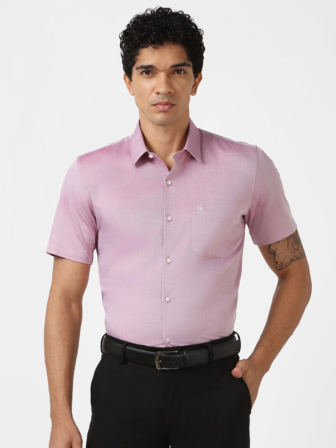 

Peter England Slim Fit Pure Cotton Formal Shirt, Pink