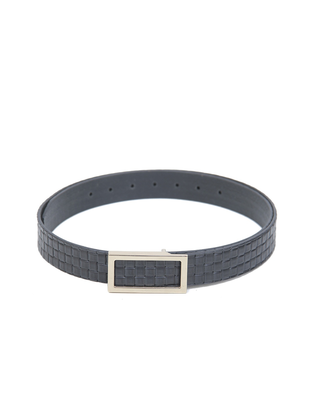 

Calvadoss Boys Textured Leather Belt, Black