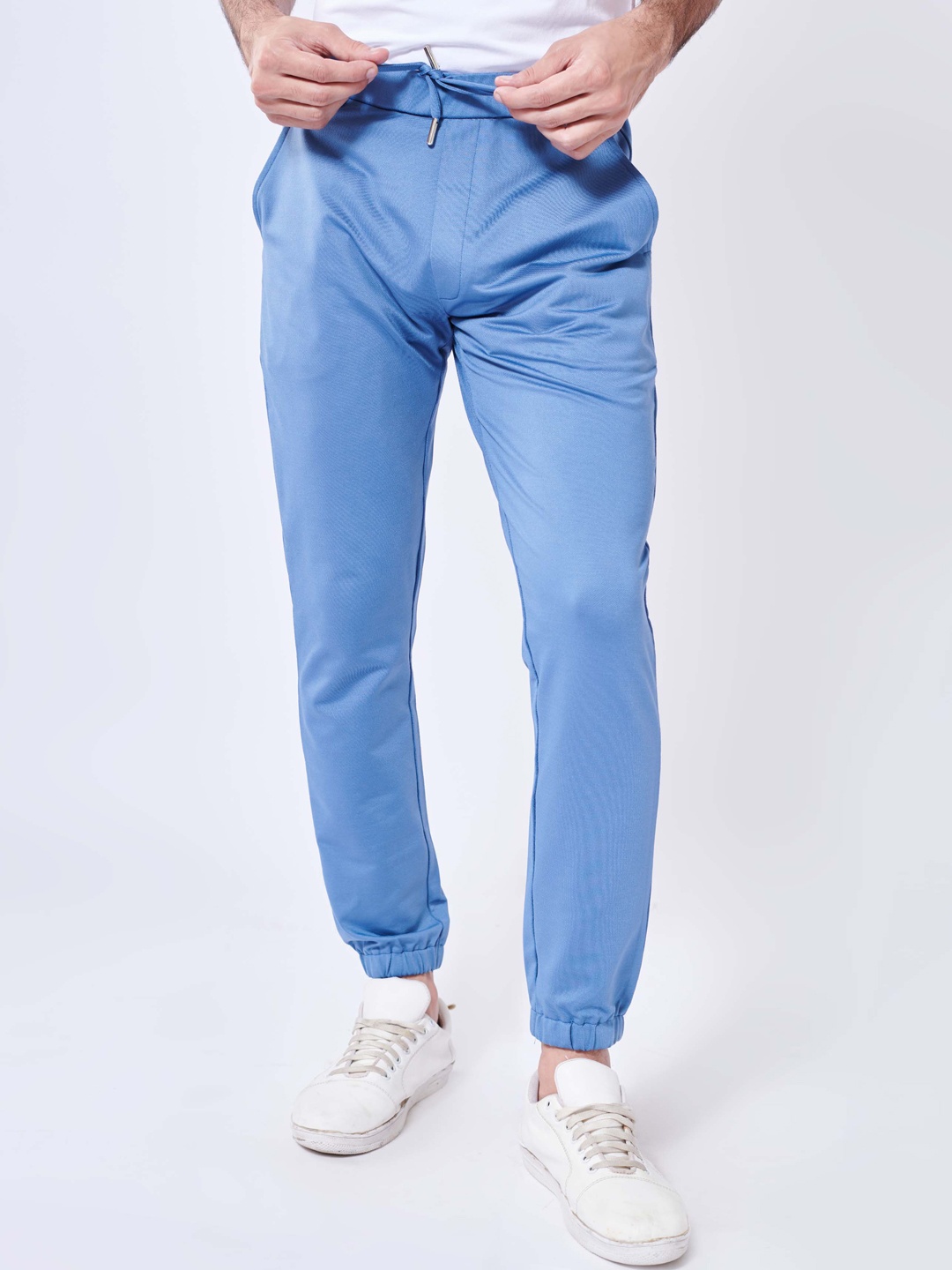 

Beyours The Easy Pants Men Comfort Joggers Trousers, Blue