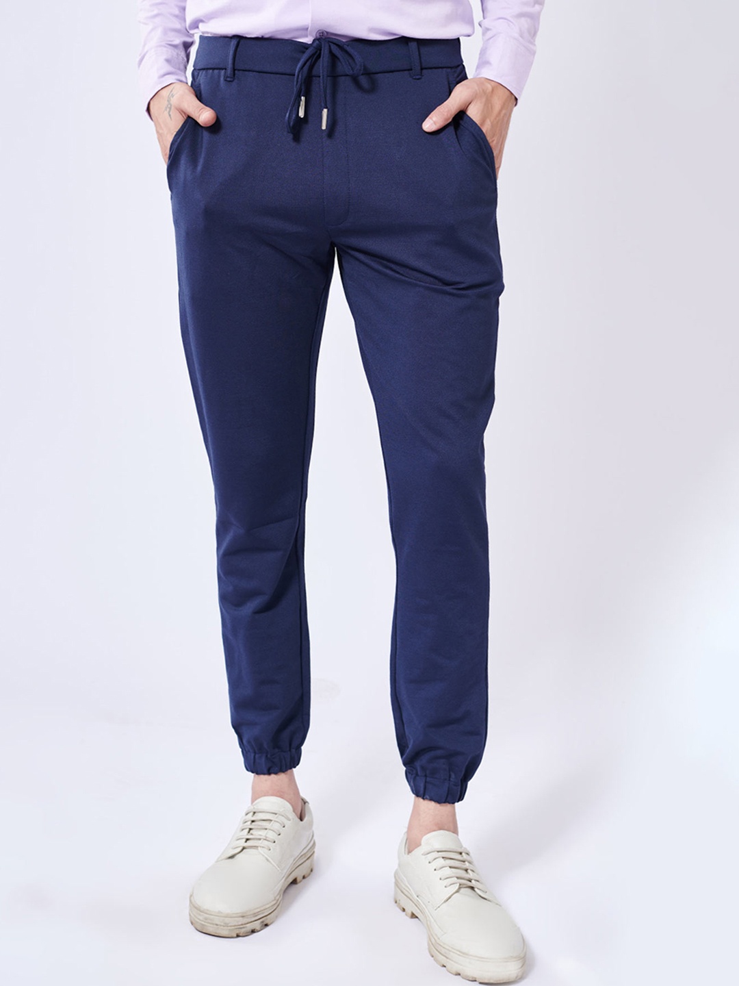 

Beyours The Easy Pants Men Comfort Joggers Trousers, Navy blue