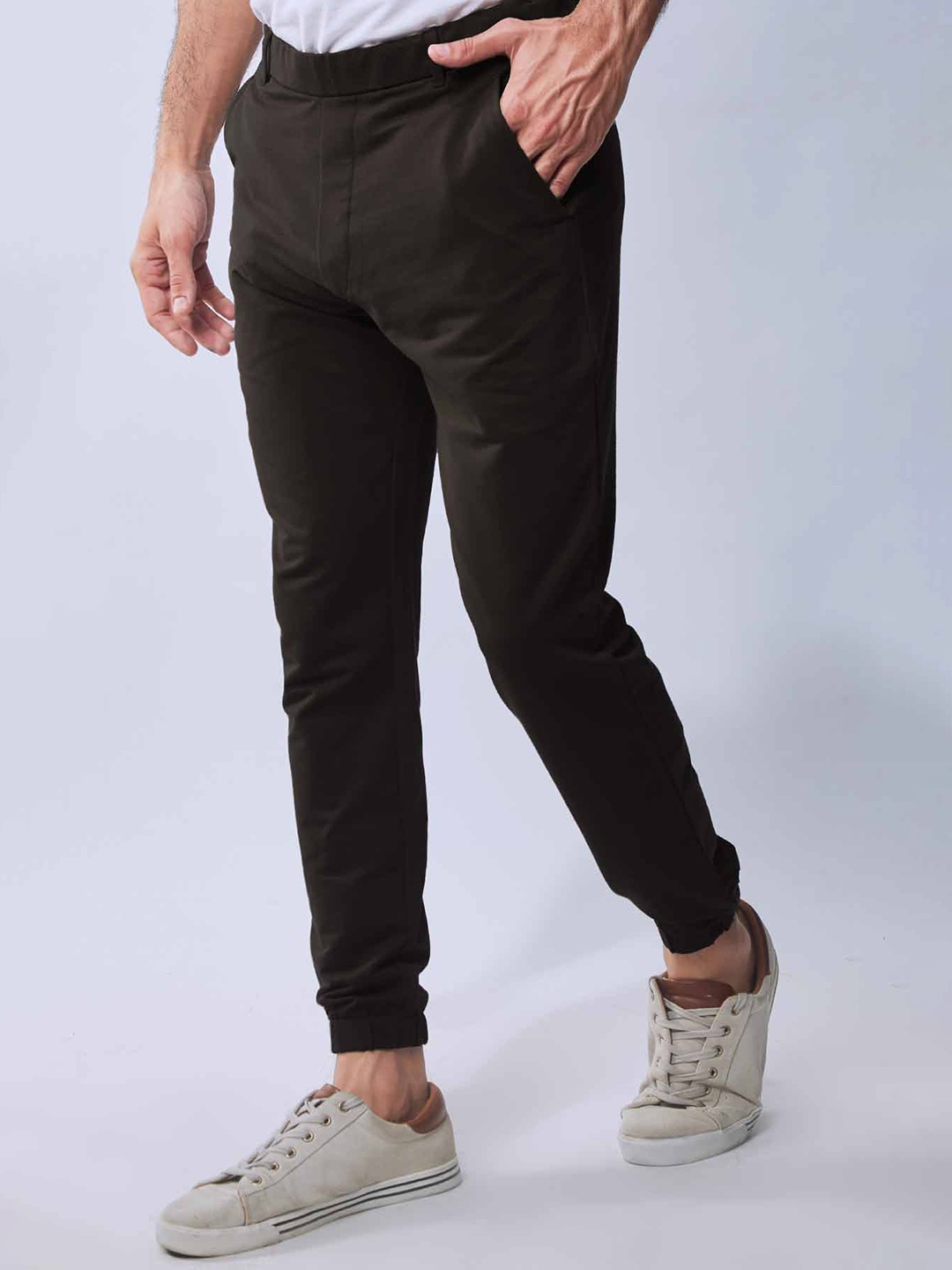 

Beyours The Easy Pants Men Comfort Chinos Trousers, Brown