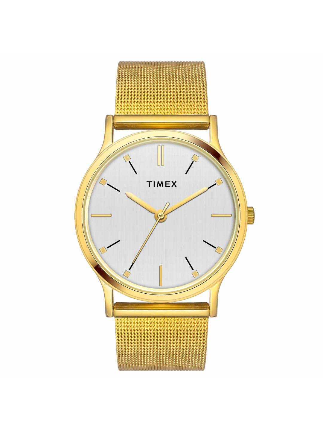 

Timex Men Bracelet Style Straps Analogue Watch TW000R454, Gold