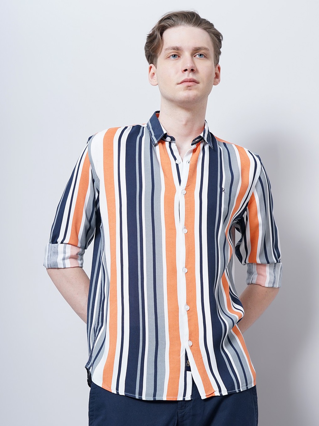 

SORATIA New Striped Casual Cotton Shirt, Multi
