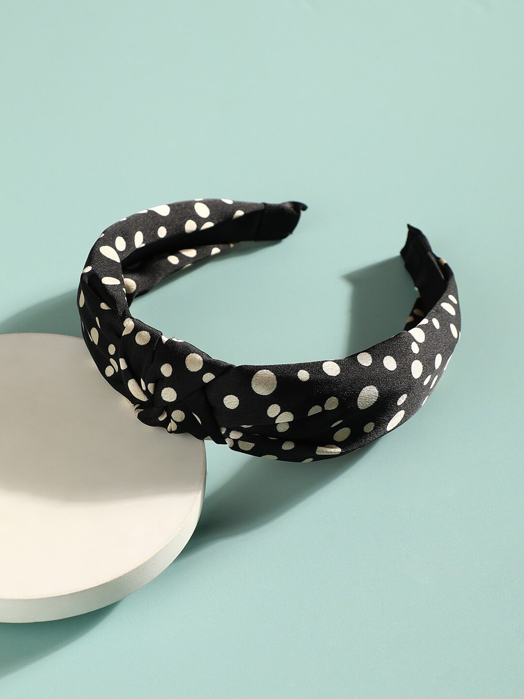 

SOHI Women Printed Hairband, Black