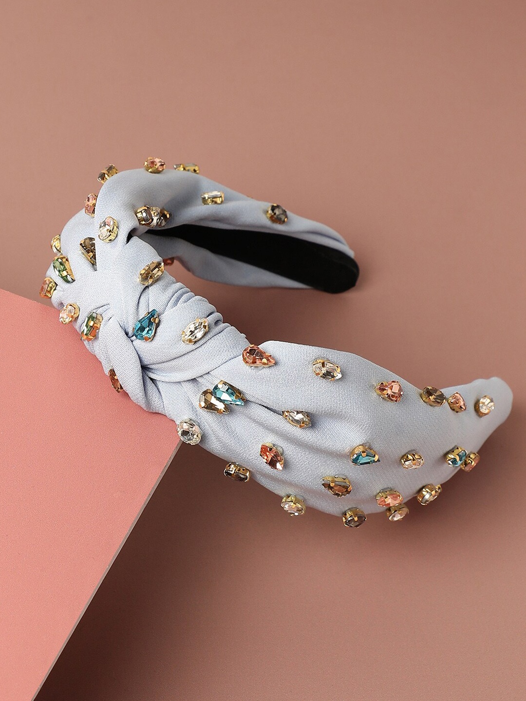 

SOHI Women Embellished Hairband, Blue