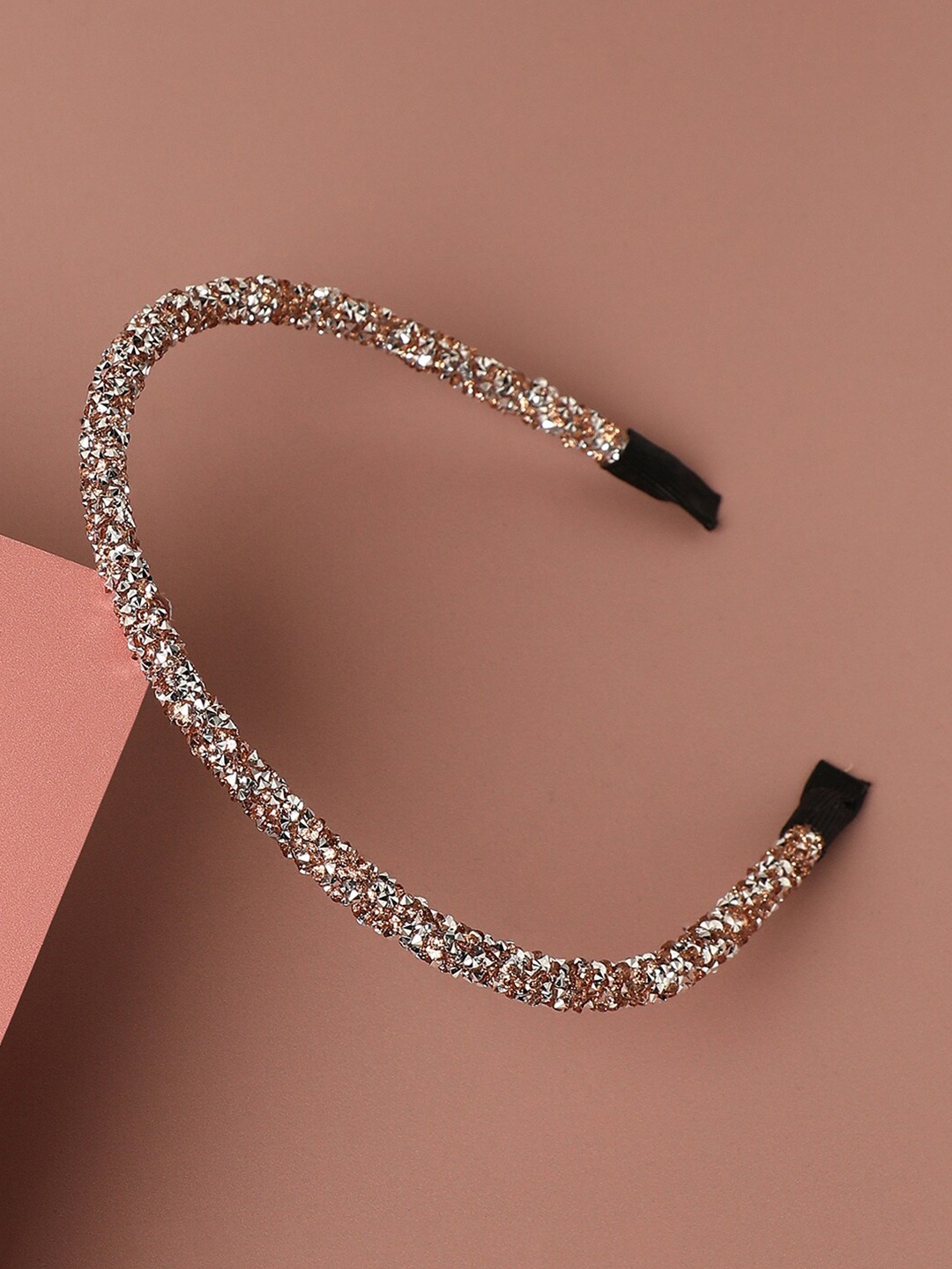 

SOHI Women Embellished Hairband, Gold