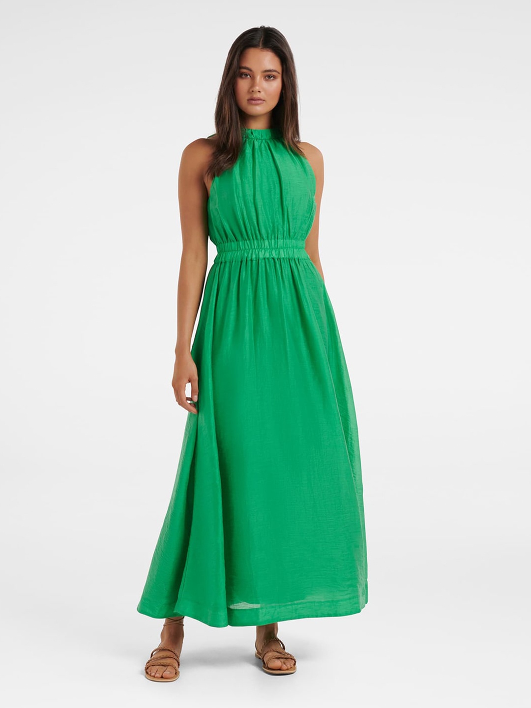

Forever New Halter Neck Maxi Dress, Green