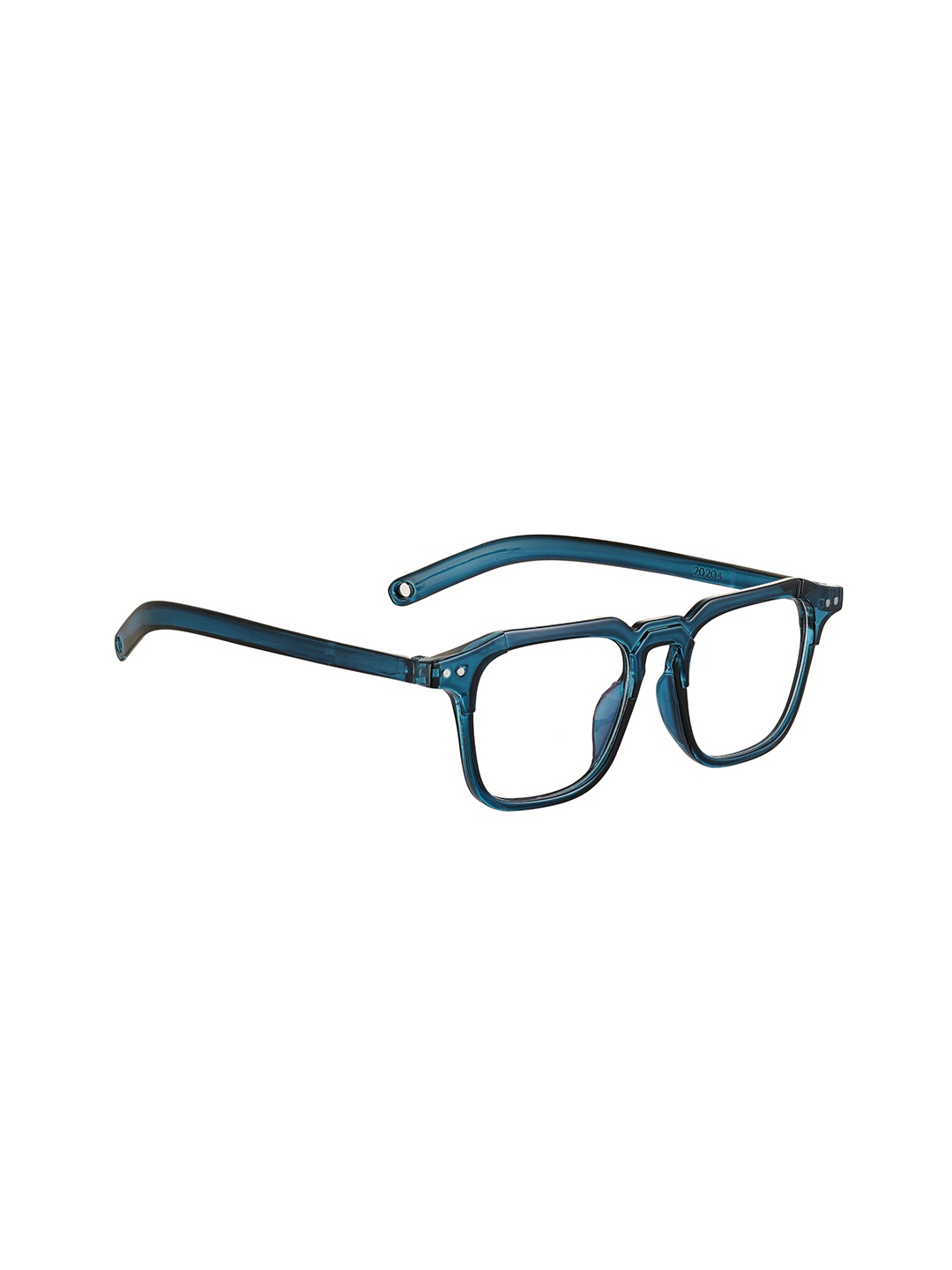 

ROYAL SON Square Sunglasses, Transparent