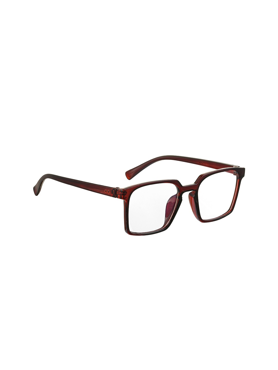 

ROYAL SON Square Sunglasses, Transparent