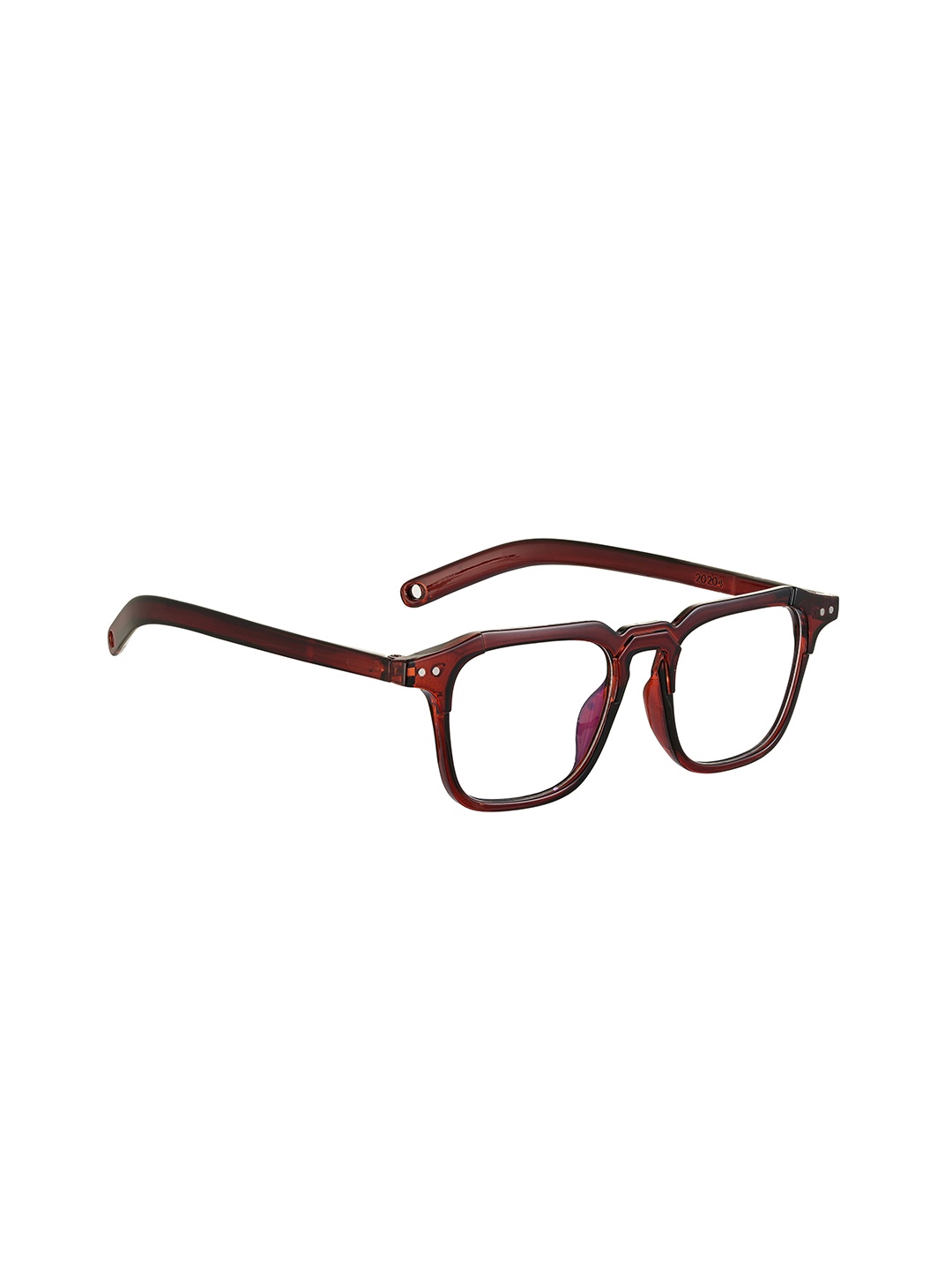 

ROYAL SON Square Sunglasses, Transparent
