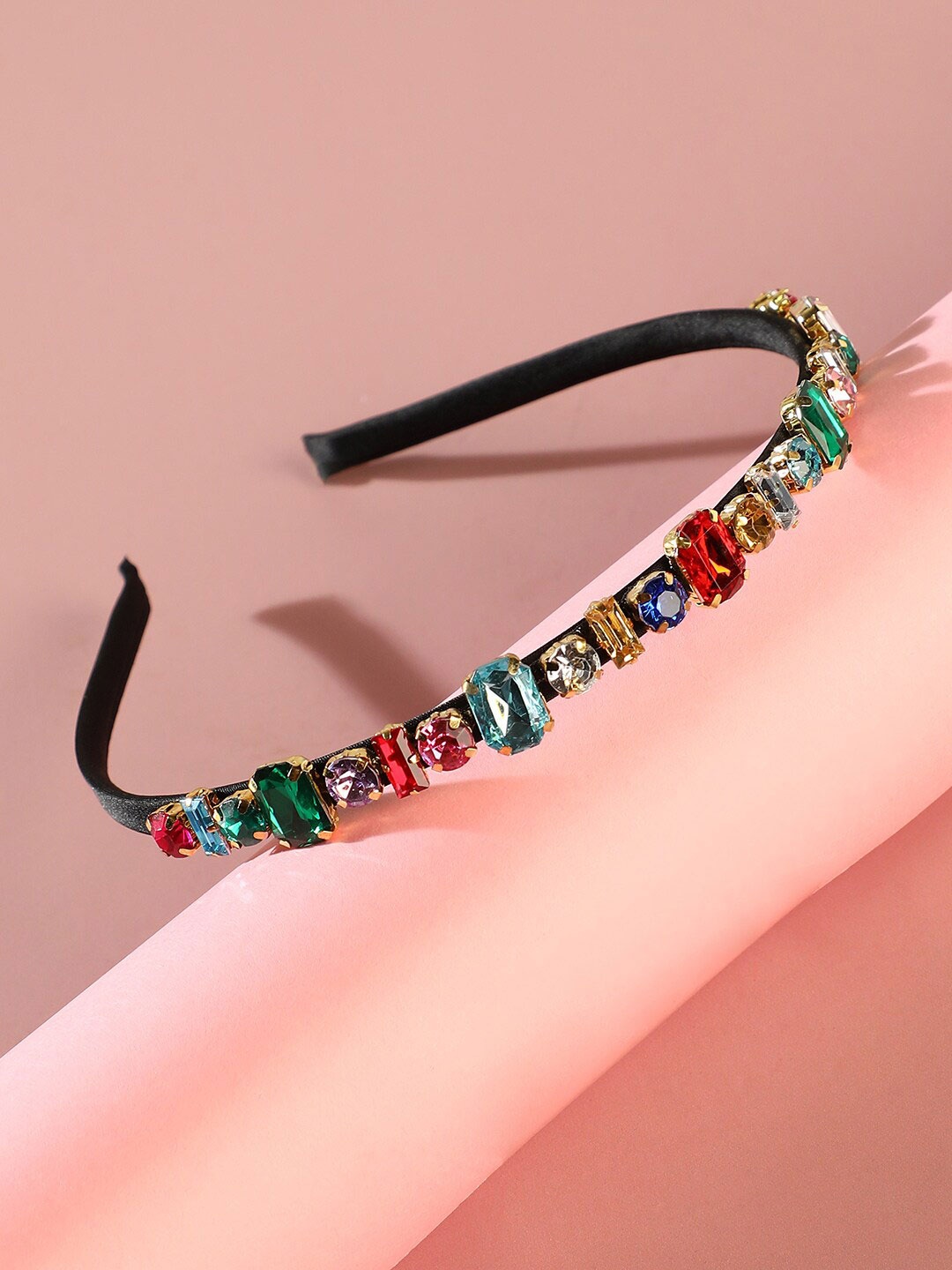 

SOHI Women Embellished Hairband, Red