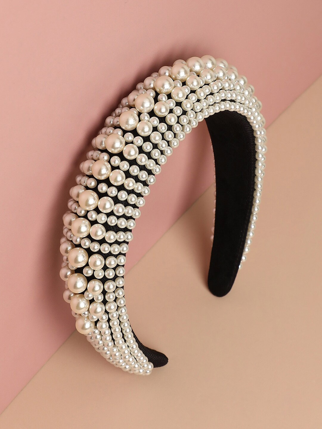 

SOHI Women Beaded Hairband, Black