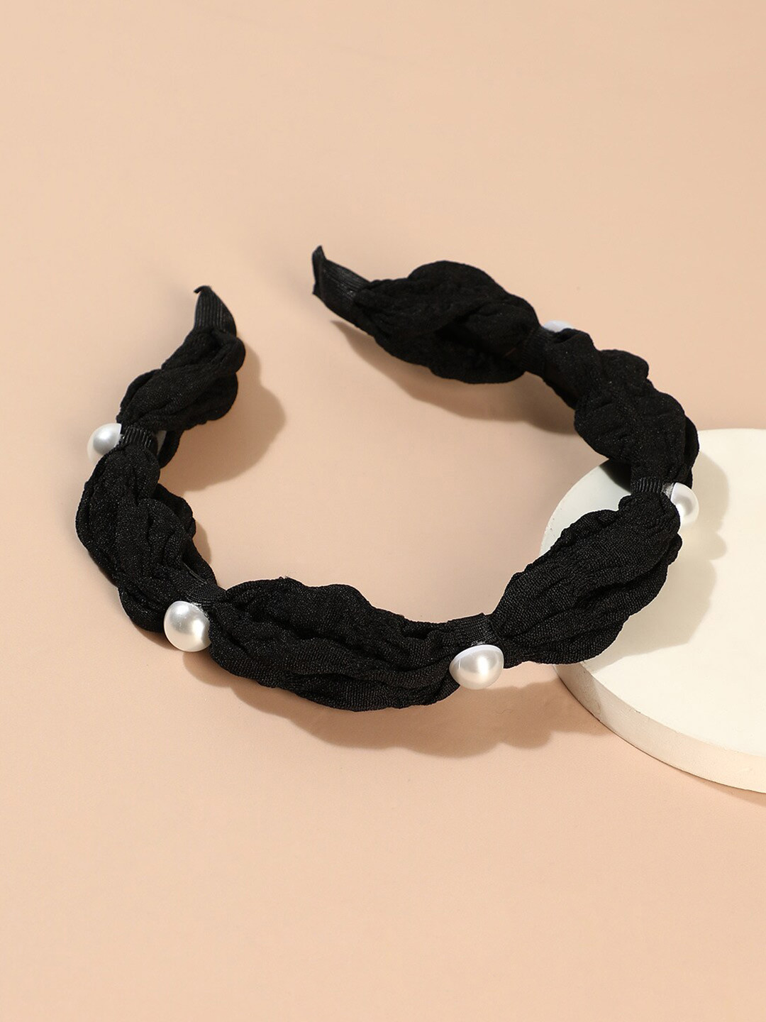 

SOHI Women Beaded Hairband, Black