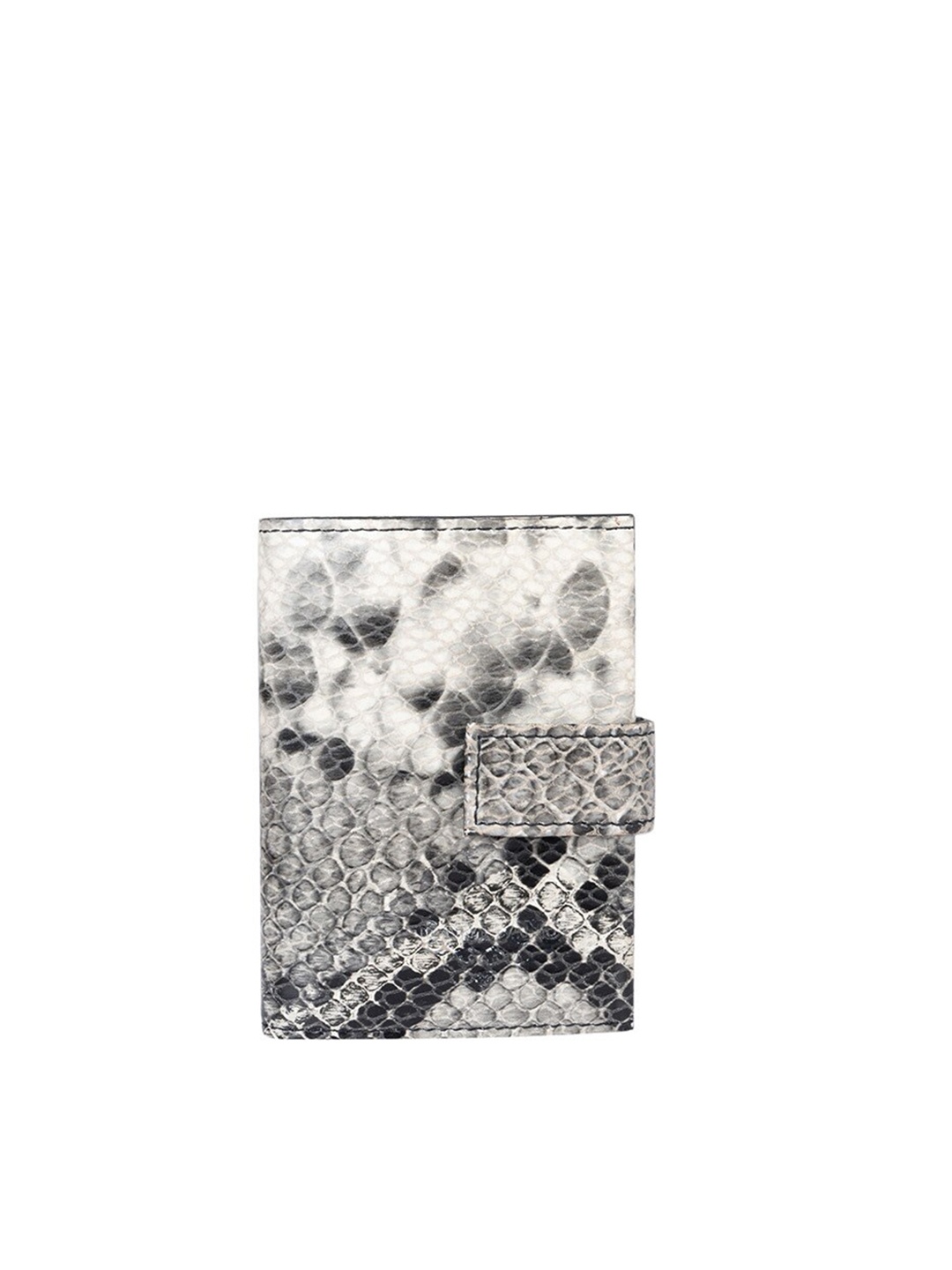 

Da Milano Women Textured Leather Three Fold Wallet, Off white