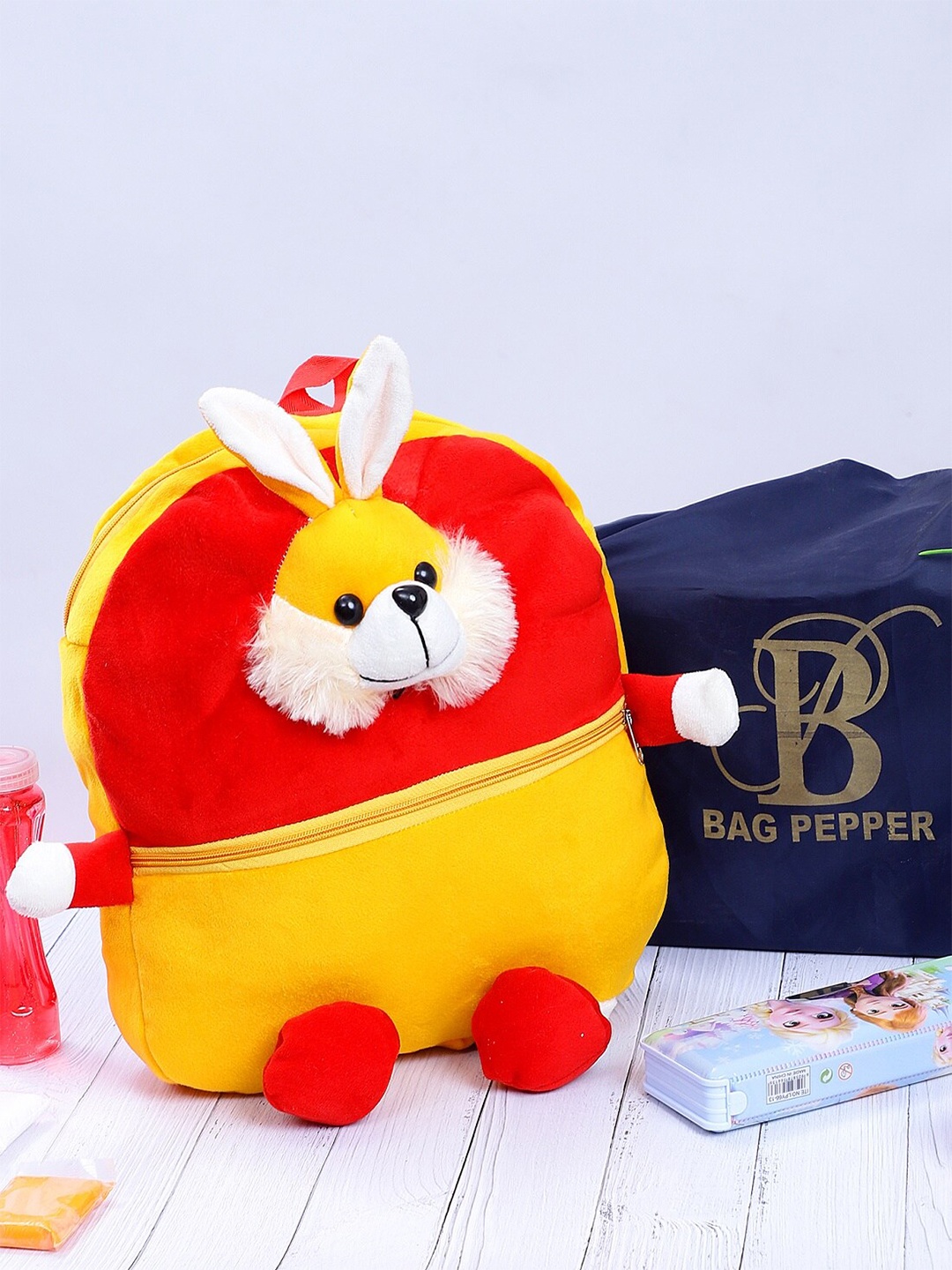 

Bag Pepper Kids Fur Mini Dog Backpack, Red
