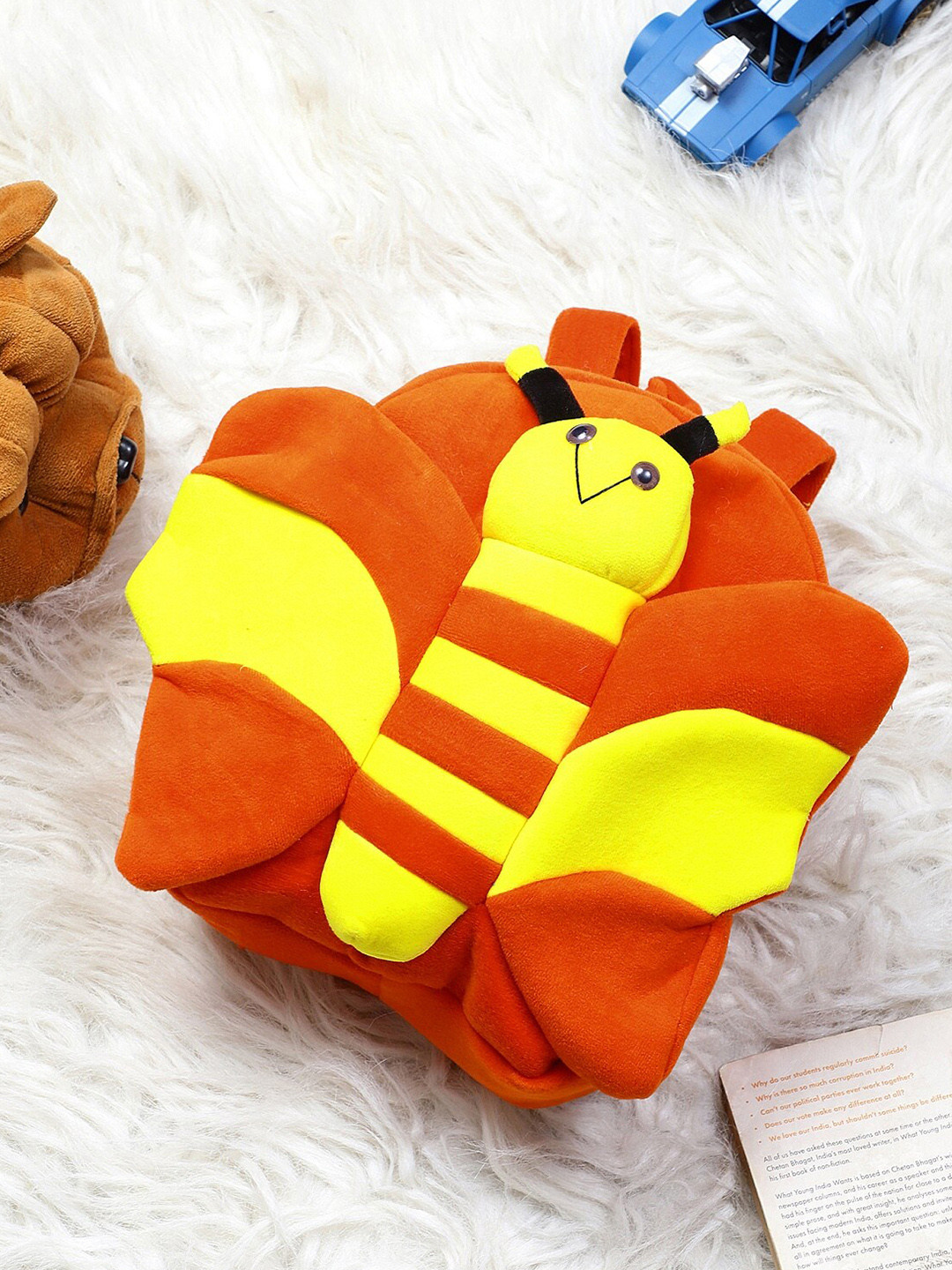 

Bag Pepper Kids Colourblocked Butterfly Backpack, Orange