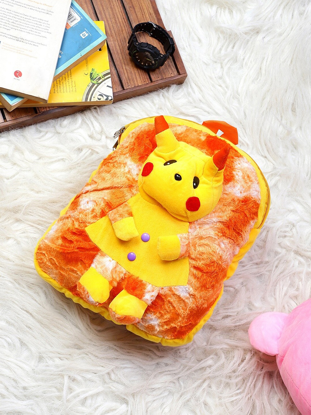 

Bag Pepper Kids Cute Doll Teddy Design Backpack, Orange