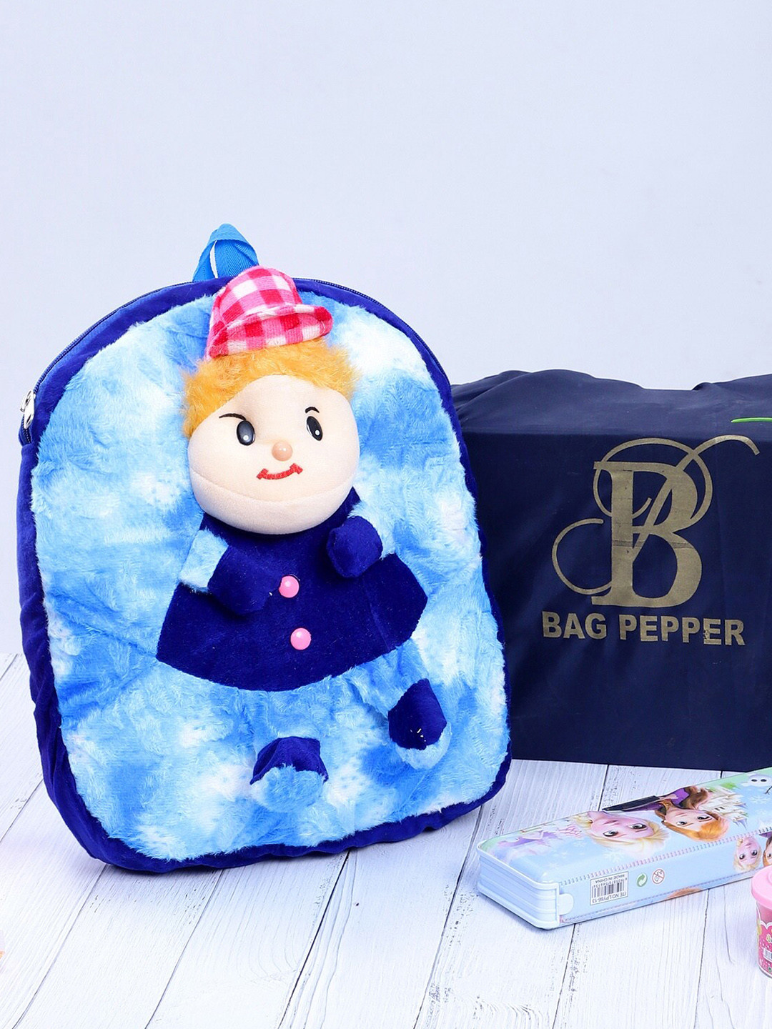 

Bag Pepper Kids Graphic Design Backpack, Blue