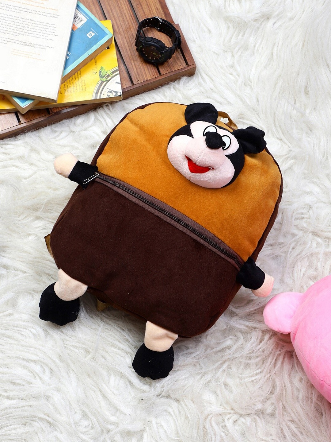

Bag Pepper Kids Micky Mouse Design Backpack, Brown