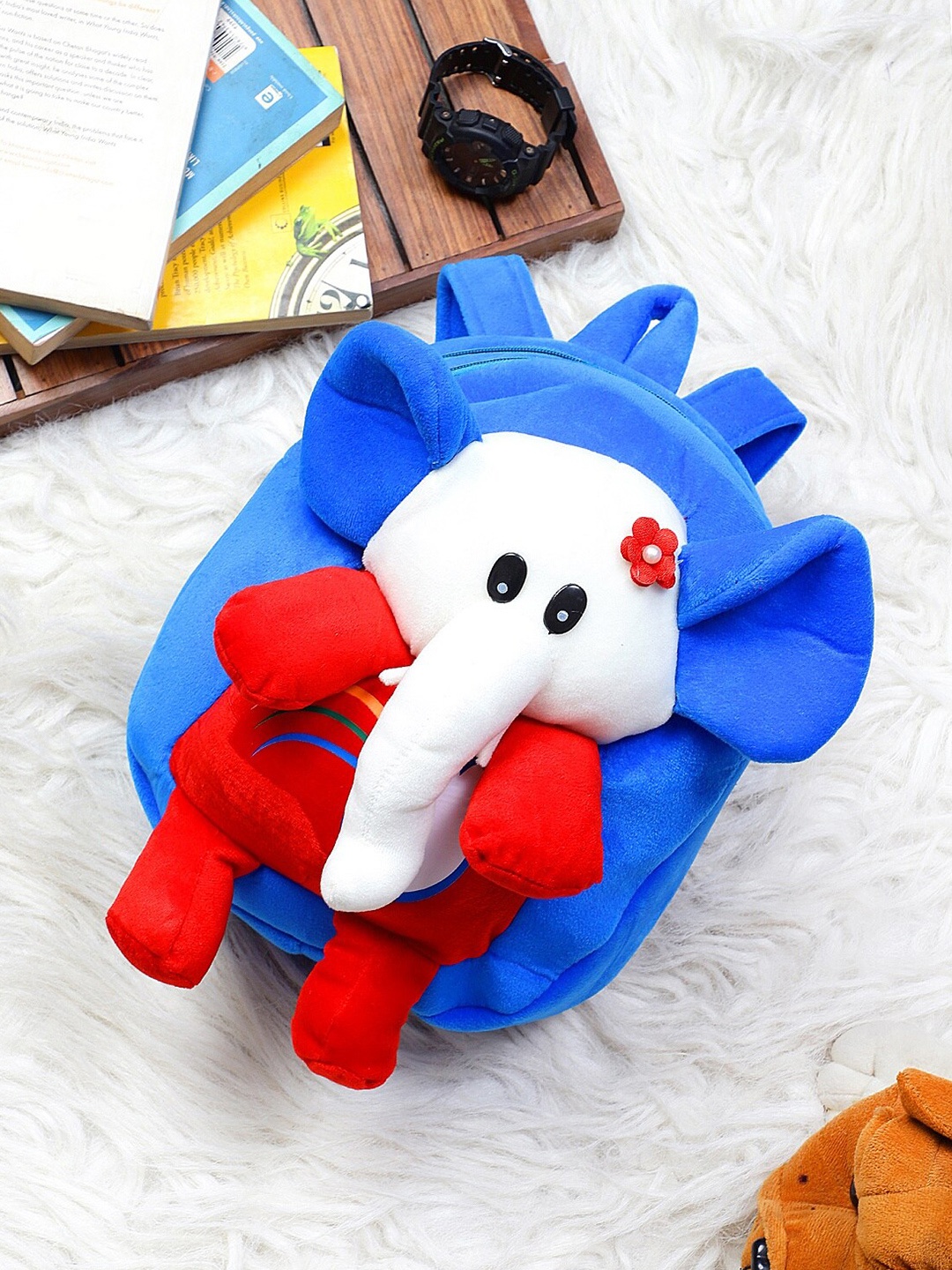 

Bag Pepper Kids Elephant Design Backpack, Blue