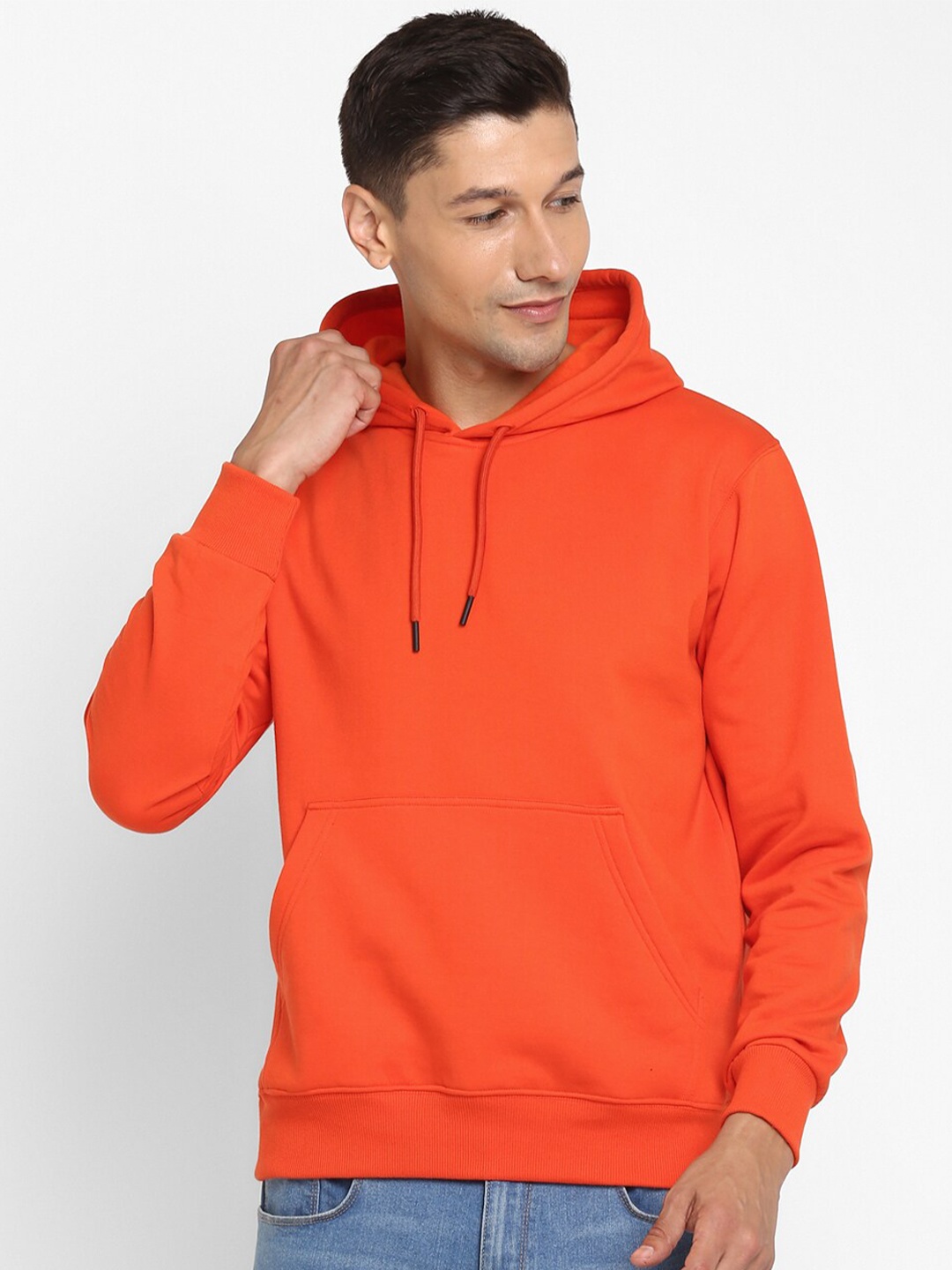 

Alan Jones Men Hooded Pullover Sweatshirt, Orange