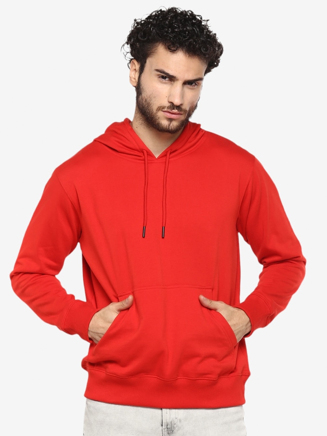 

Alan Jones Men Hooded Pullover Sweatshirt, Red