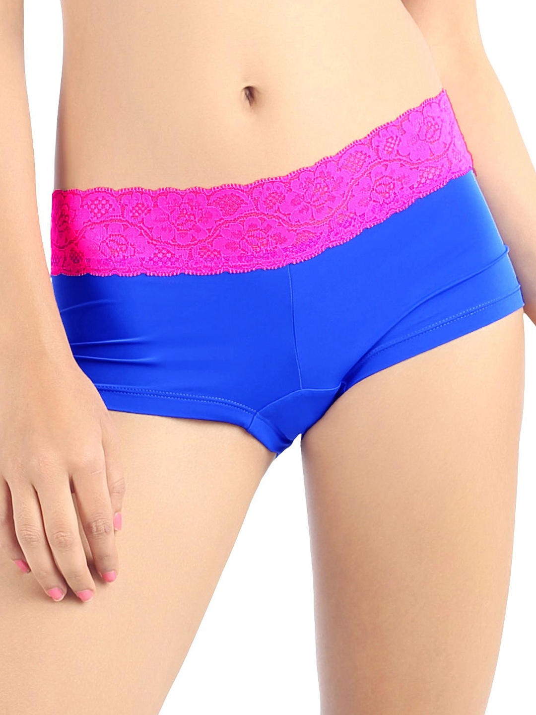 

Candyskin Women Blue Lace Boyshorts