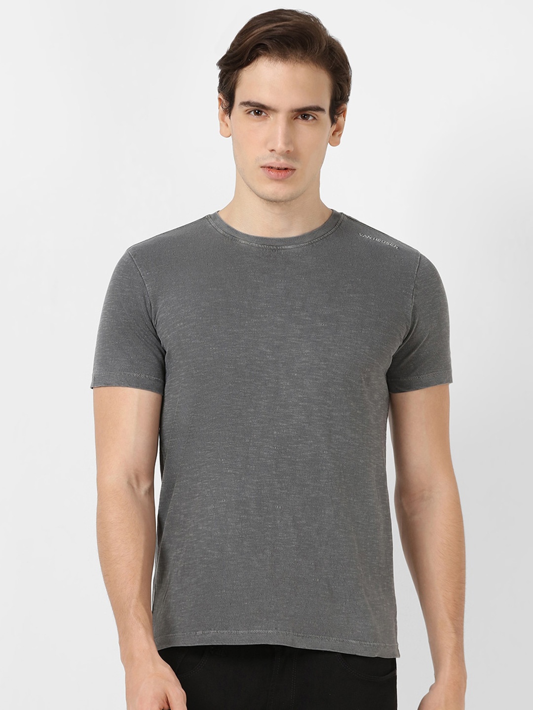 

VAN HEUSEN DENIM LABS Cotton T-shirt, Grey