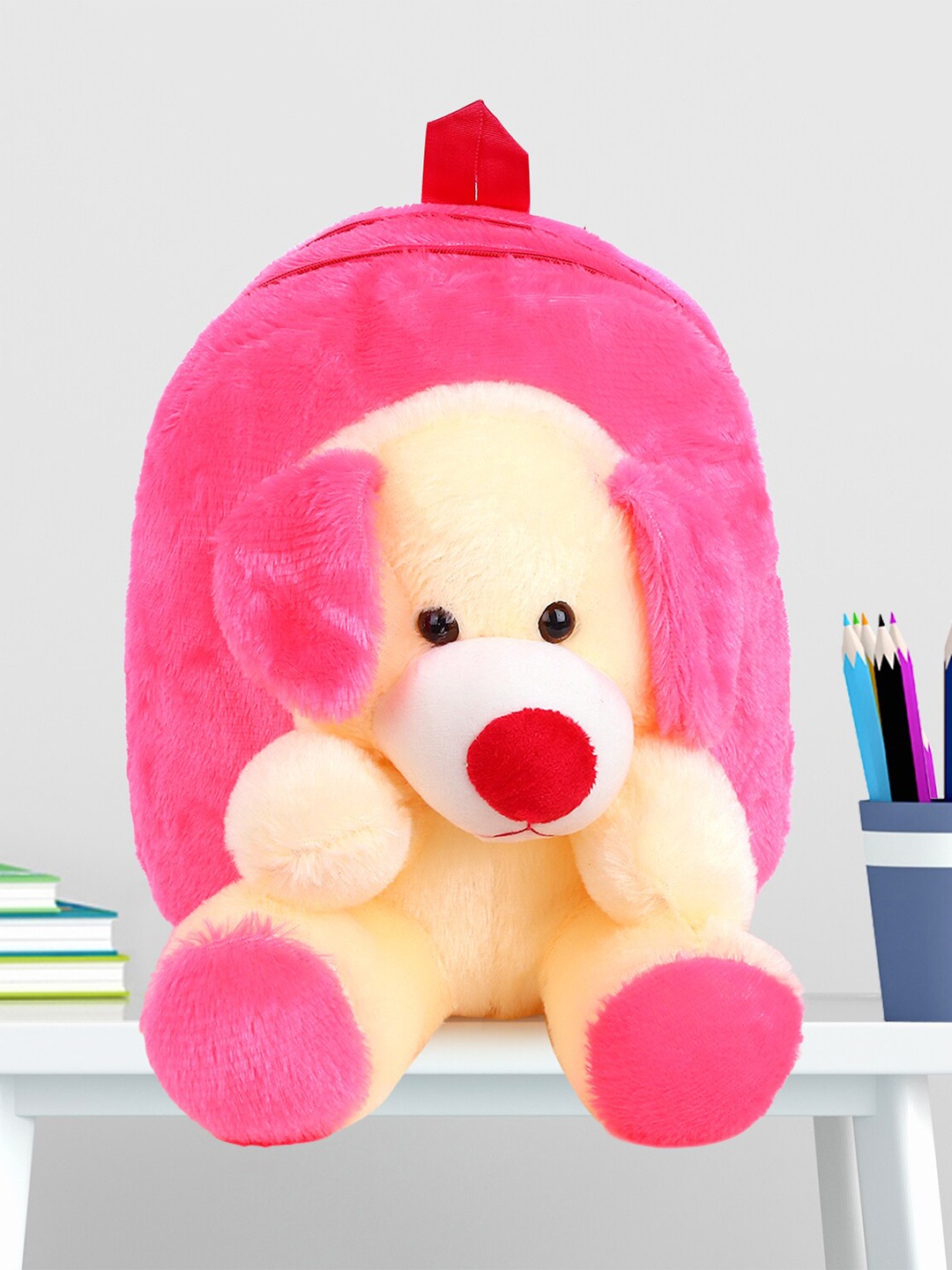 

Bag Pepper Kids Cute Teddy Design Backpack, Pink