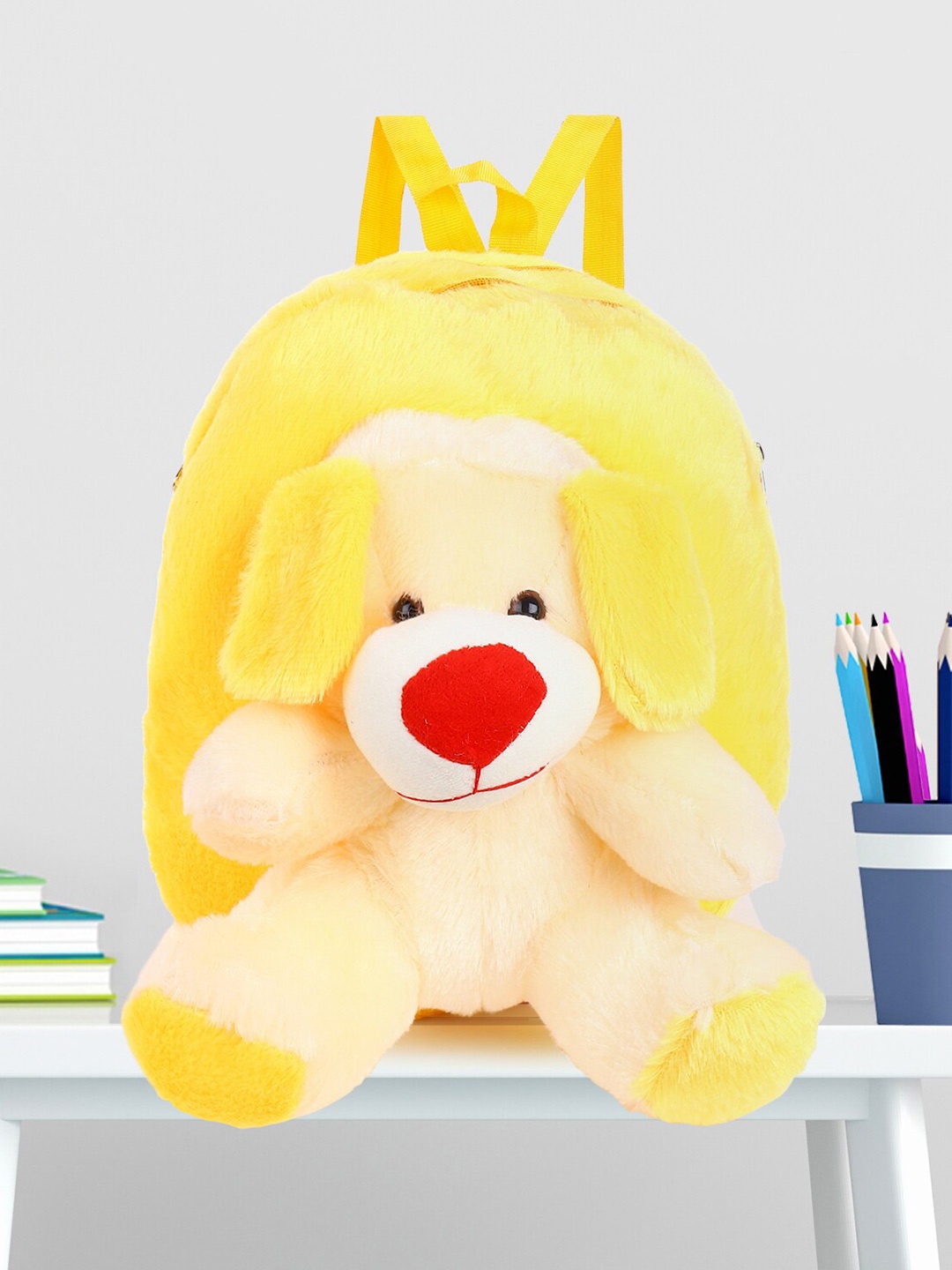

Bag Pepper Kids Cute Teddy Design Backpack, Yellow