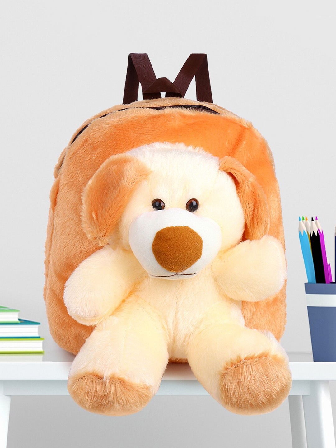 

Bag Pepper Kids Cute Doll Teddy Design Backpack, Brown