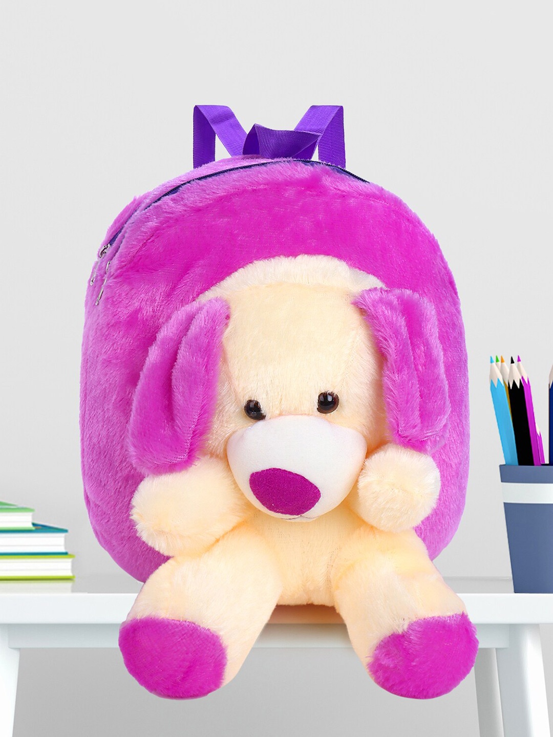 

Bag Pepper Kids Cute Teddy Backpack, Purple