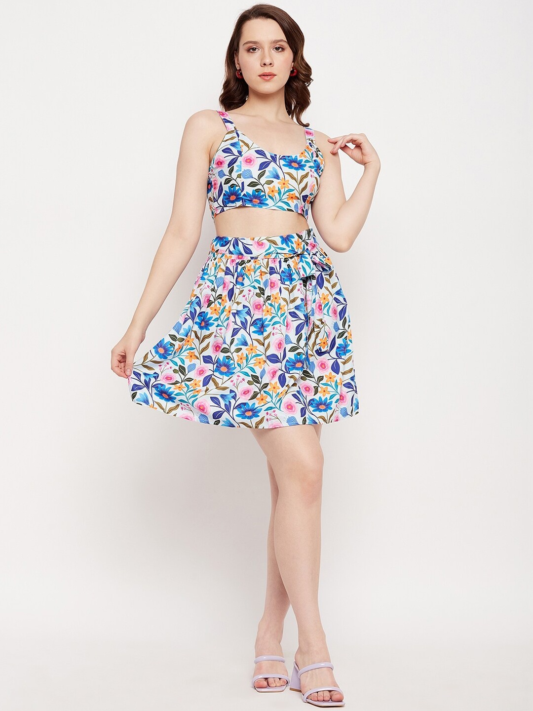 

BRINNS Floral Printed Co-Ords, White