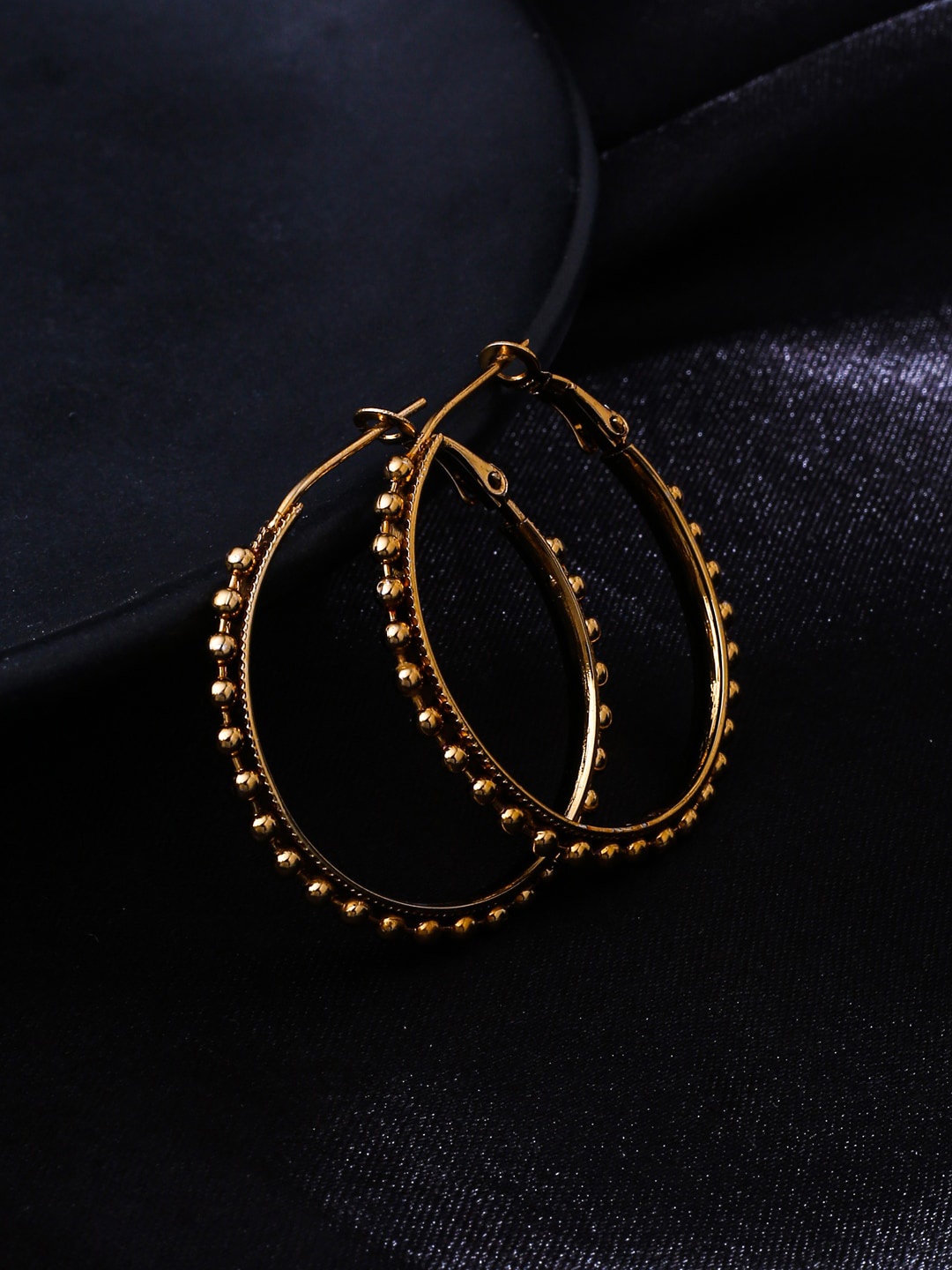 

NVR Gold-Plated Circular Hoop Earrings
