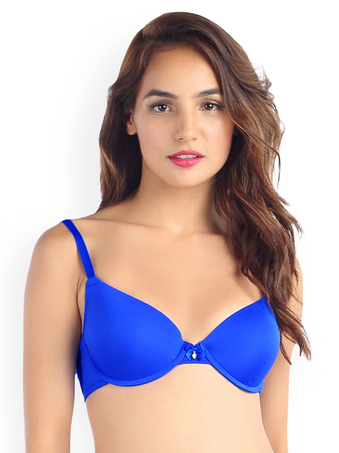 

Candyskin Blue Solid Underwired Heavily Padded Push-Up Bra CS-BRA