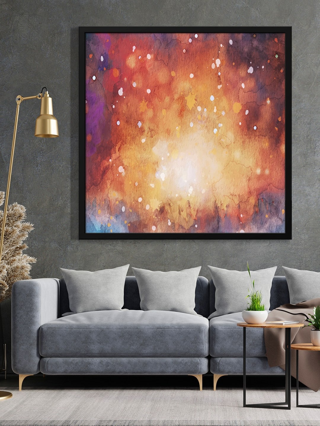 

999Store Brown Abstract Painting Wall Art