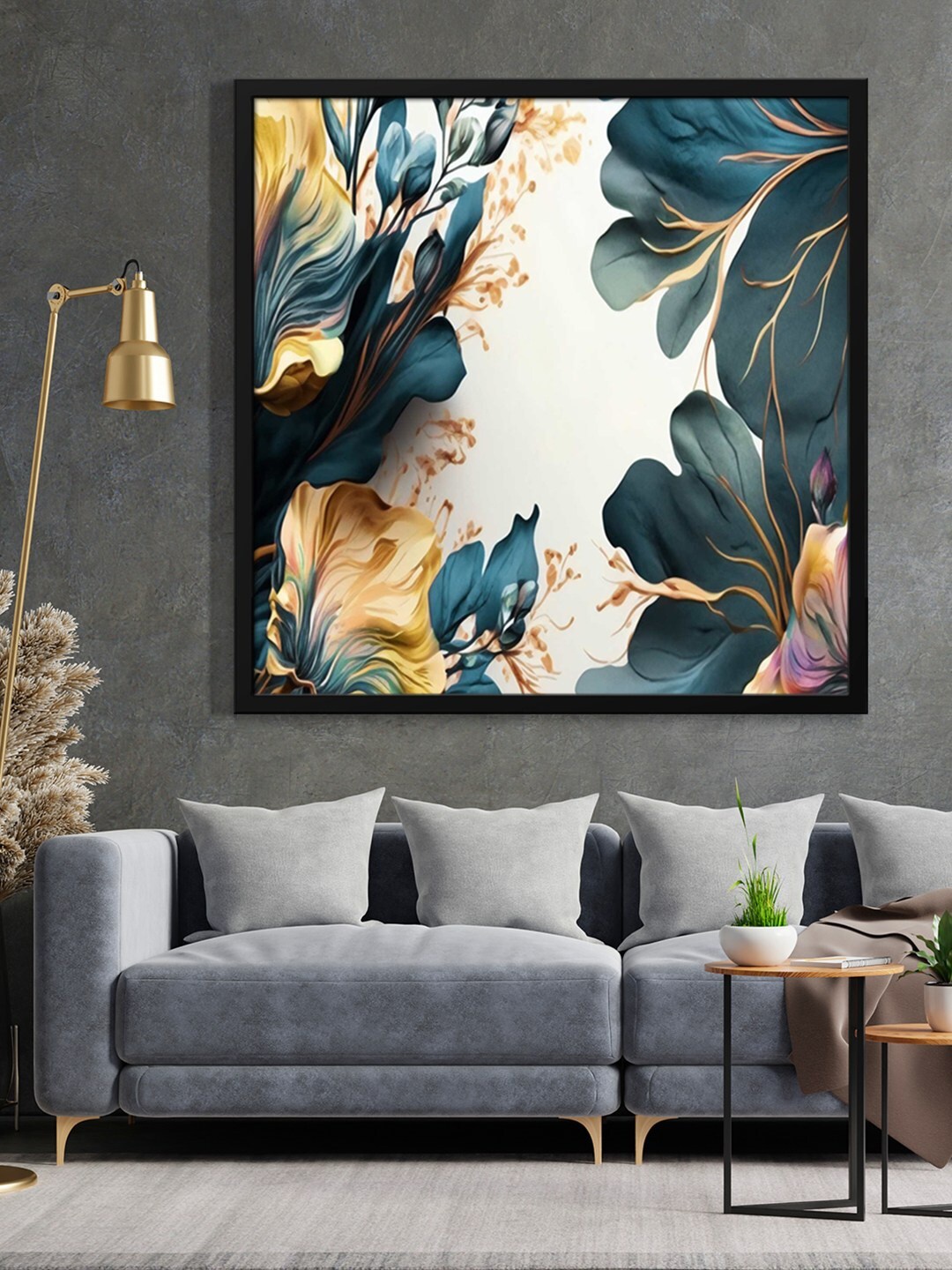 

999Store Green Abstract Painting Wall Art