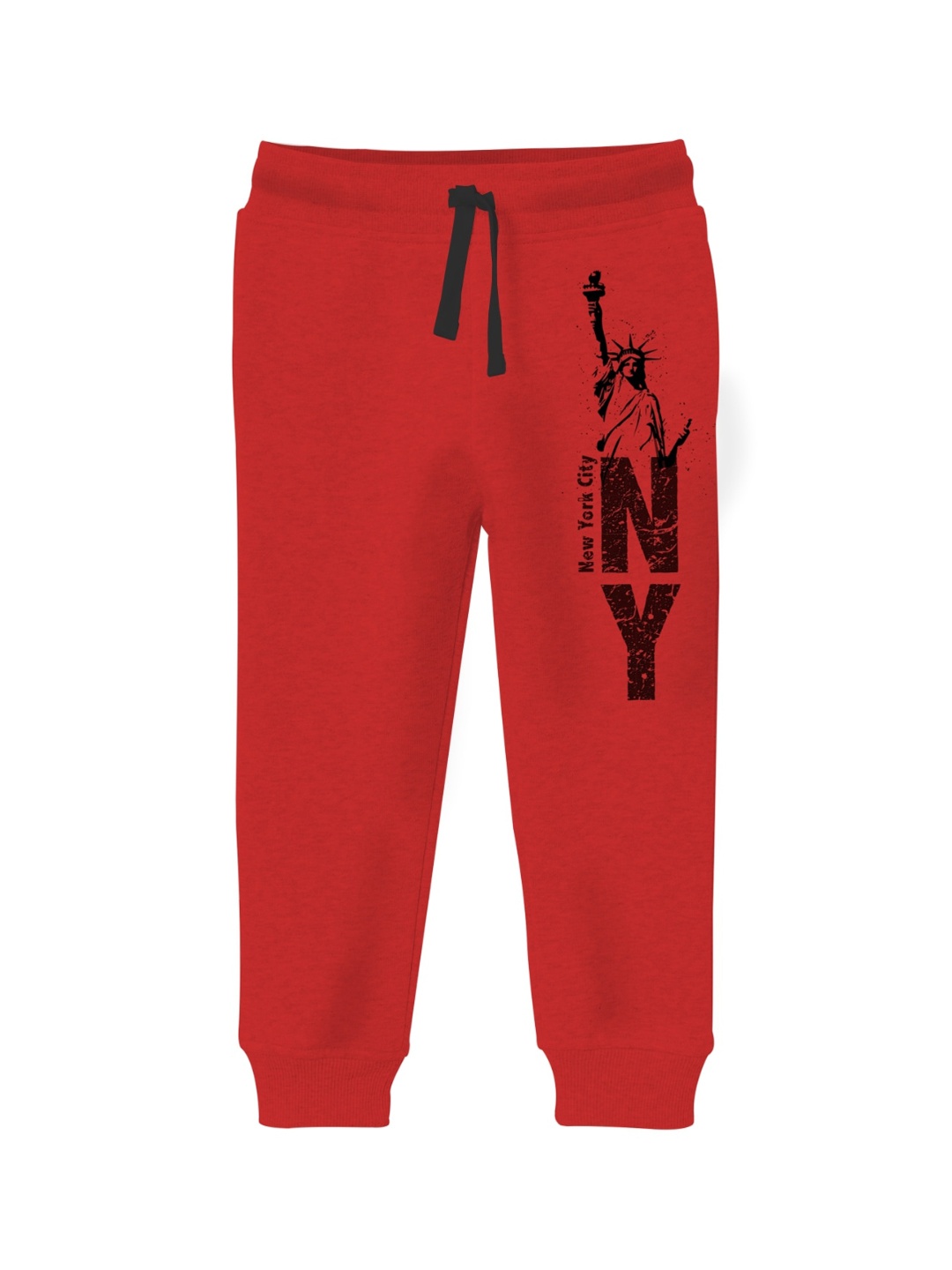 

x2o Boys Typography Printed Cotton Joggers, Red