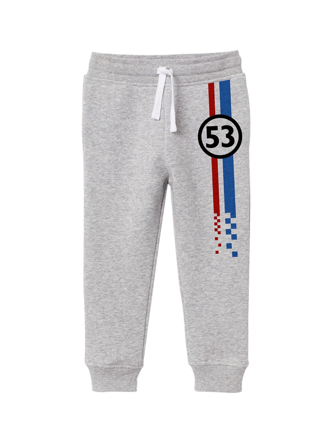 

x2o Boys Graphic Printed Cotton Joggers, Grey