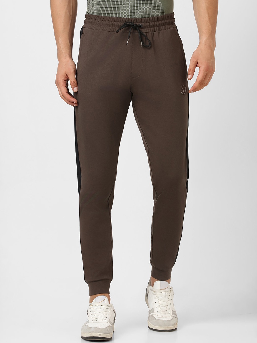 

Van Heusen Flex Men Slim Fit Joggers, Brown