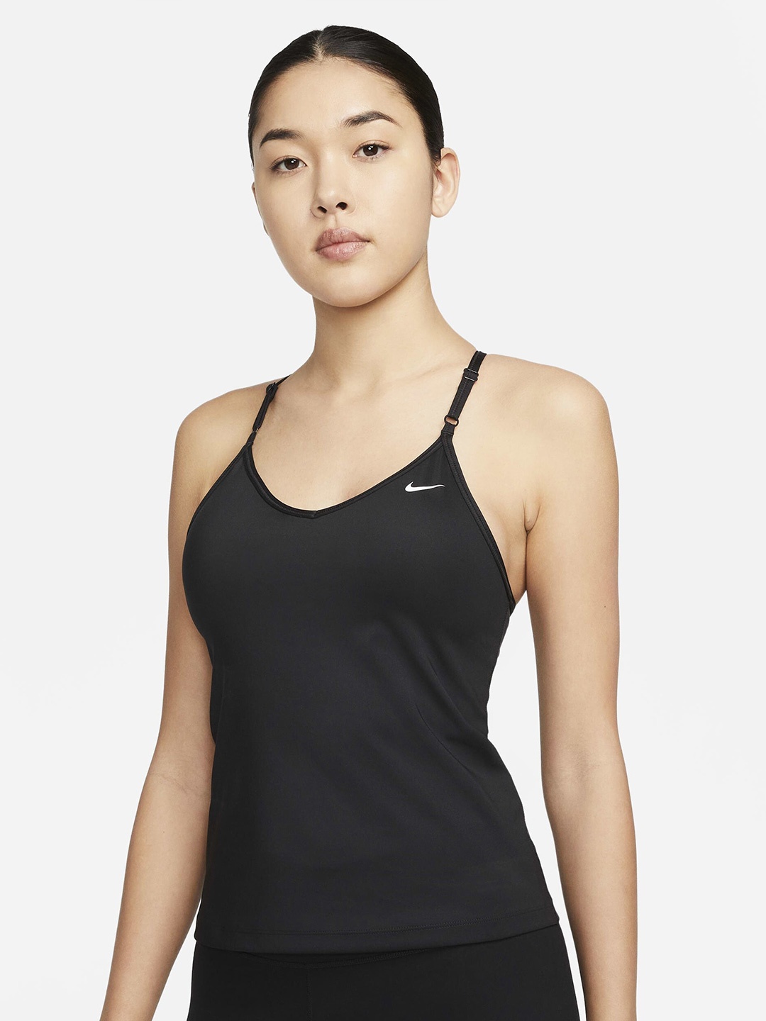 

Nike Indy Logo-Printed Tank Top, Black