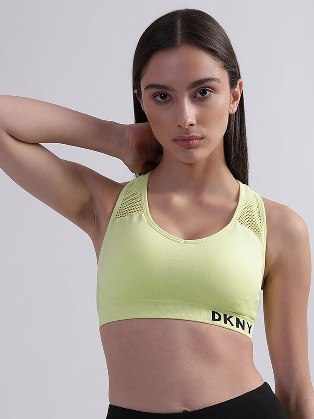 

DKNY Full Coverage Lightly Padded Sports Bra, Lime green