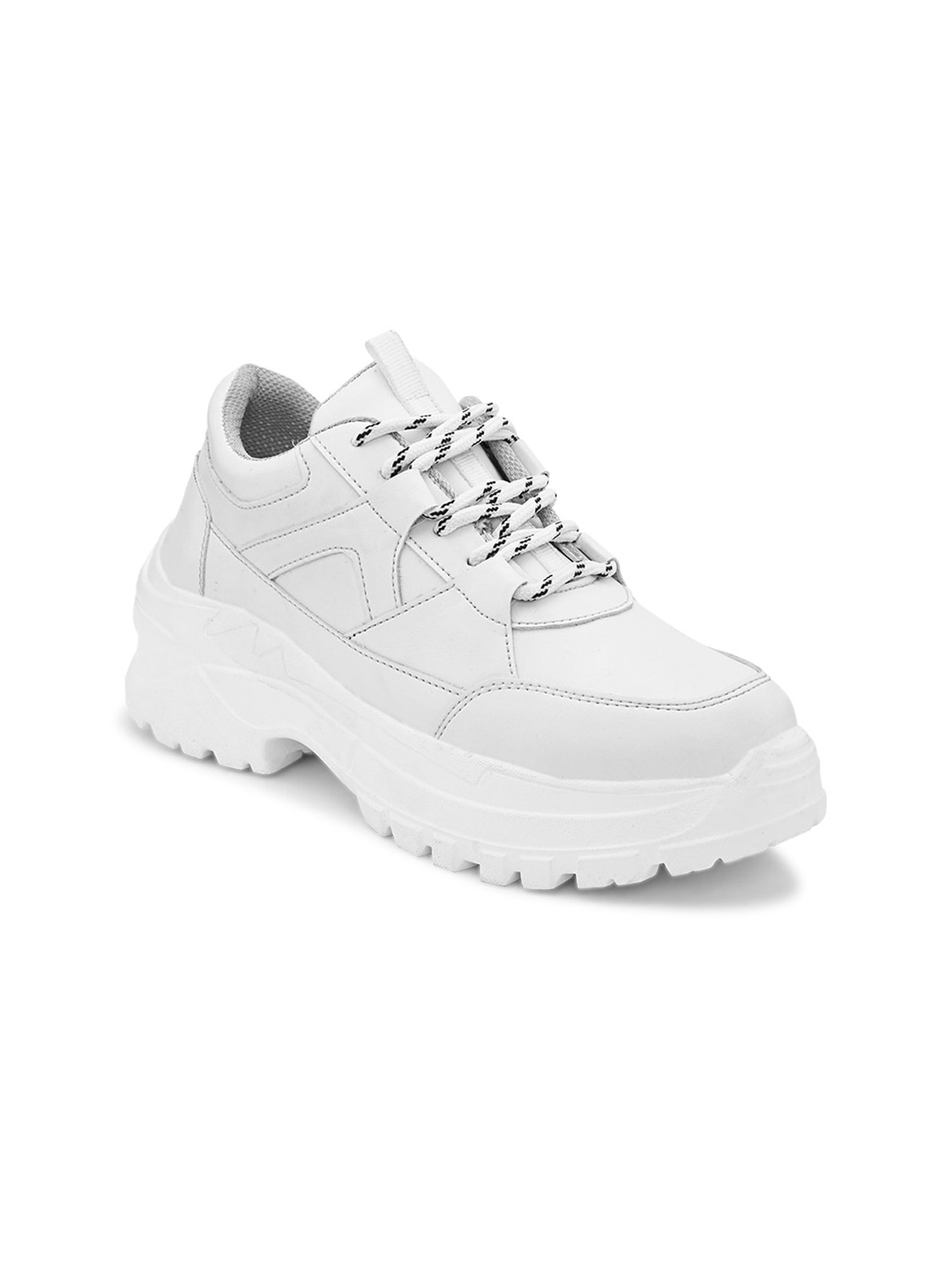 

Roadster Women Woven Design Light Weight Casual Sneakers, White