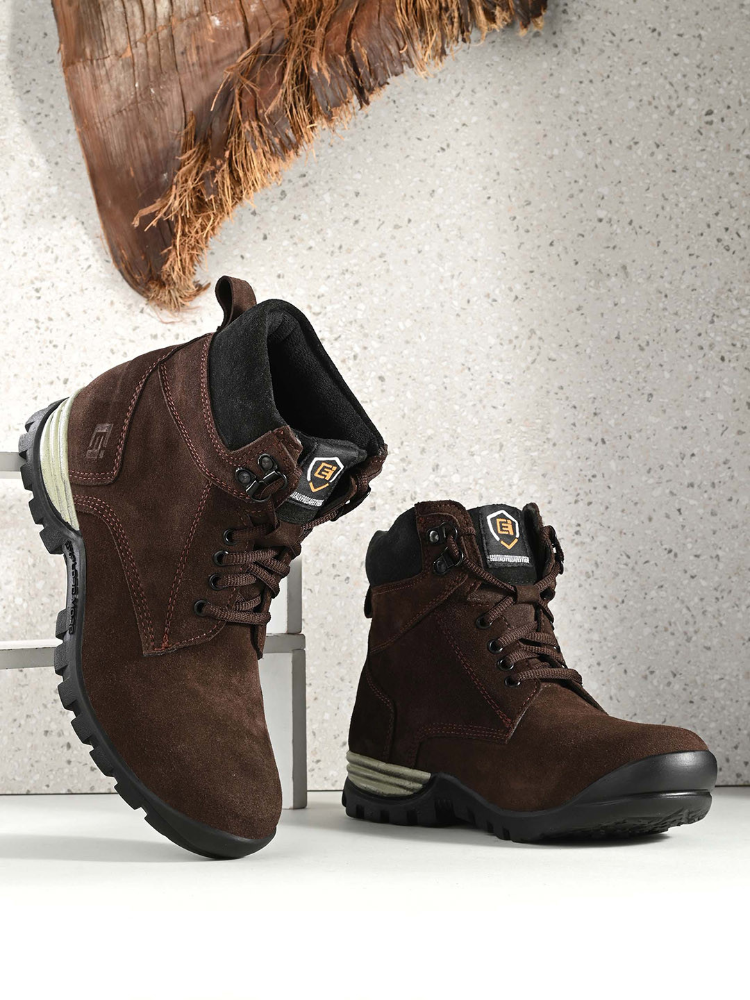 

Eego Italy Men Mid-Top Regular Boots, Brown